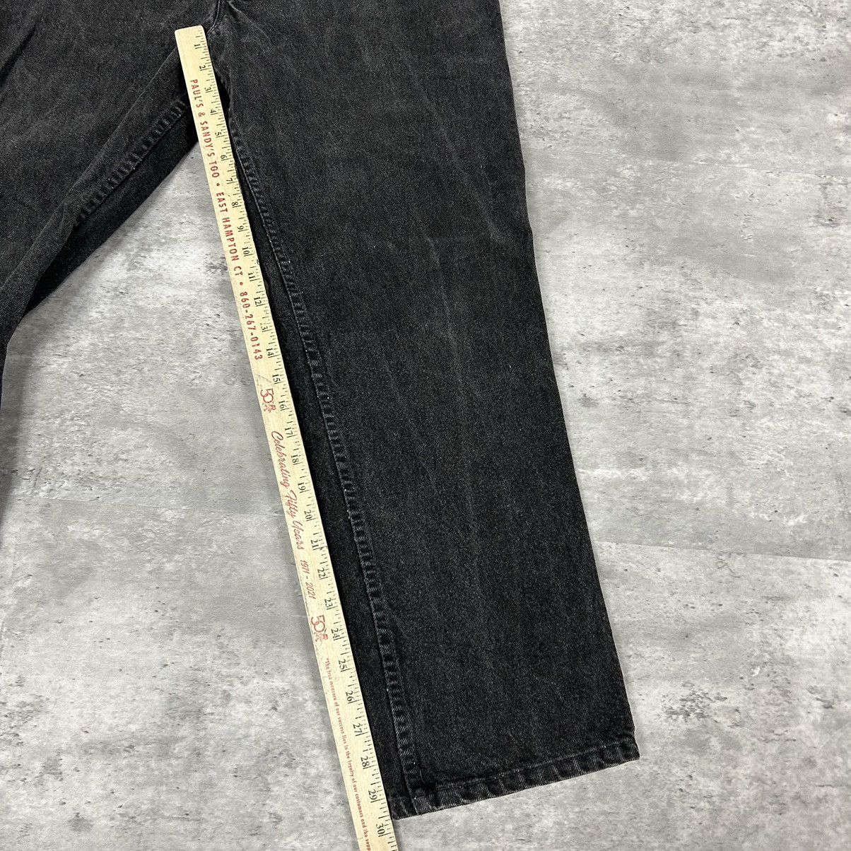 Levi's × Vintage Crazy black faded Levi’s jeans size 38 Size US 38 / EU 54 - 4 Thumbnail