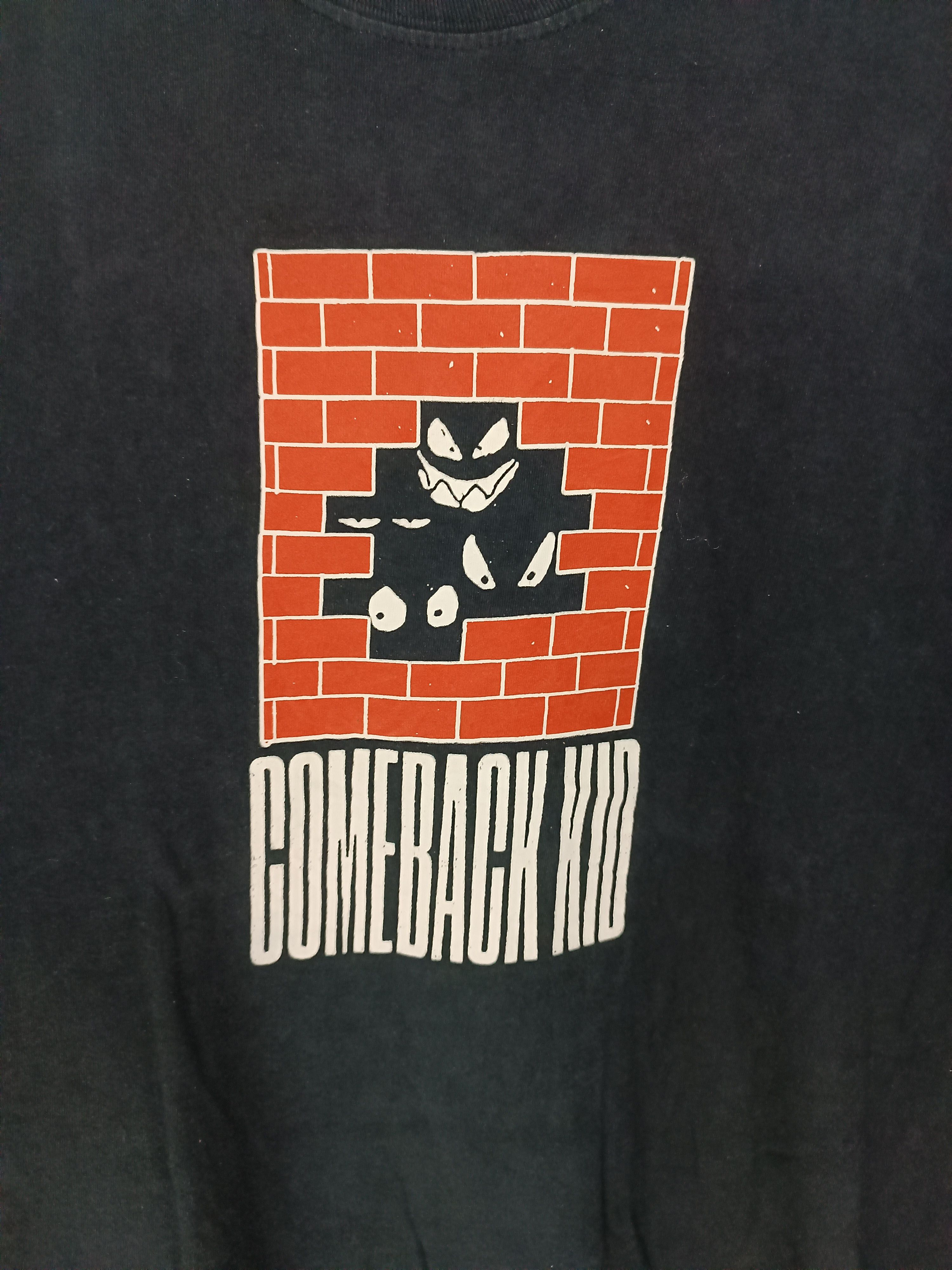 Band Tees VINTAGE COMEBACK KID HARDCORE CN TEE crisis terror xibalba Size US XL / EU 56 / 4 - 9 Thumbnail