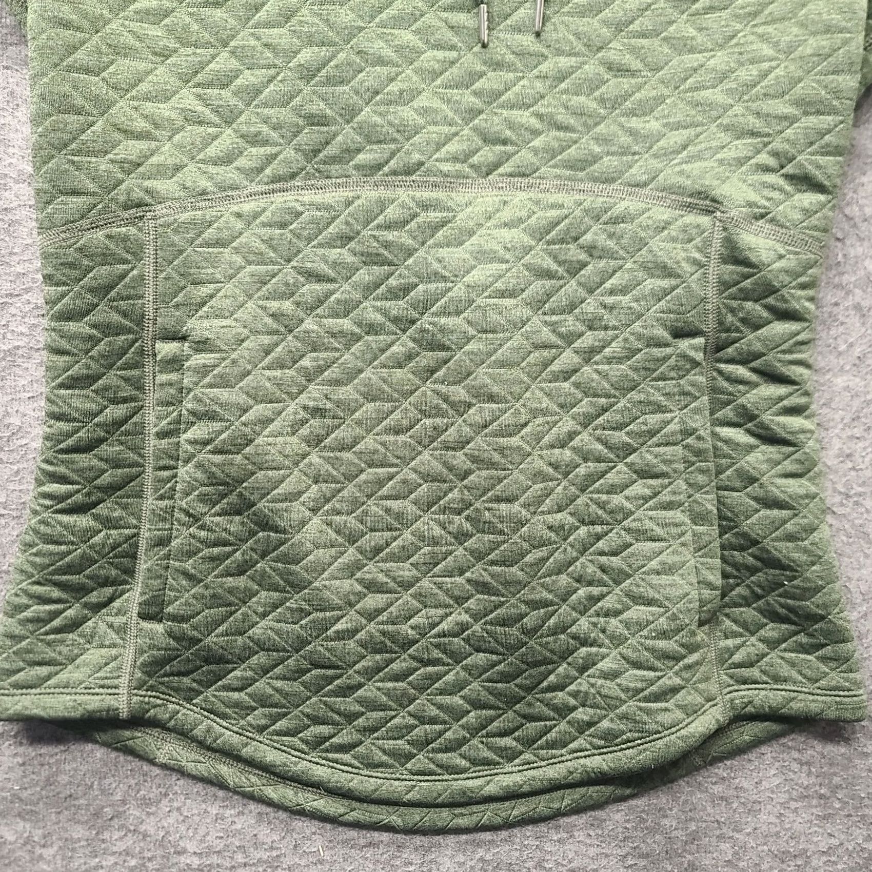 Marmot Marmot Womens Pullover Sweatshirt Diamond Quilted Fleece Cowl Neck Regular S Green Size S / US 4 / IT 40 - 7 Thumbnail
