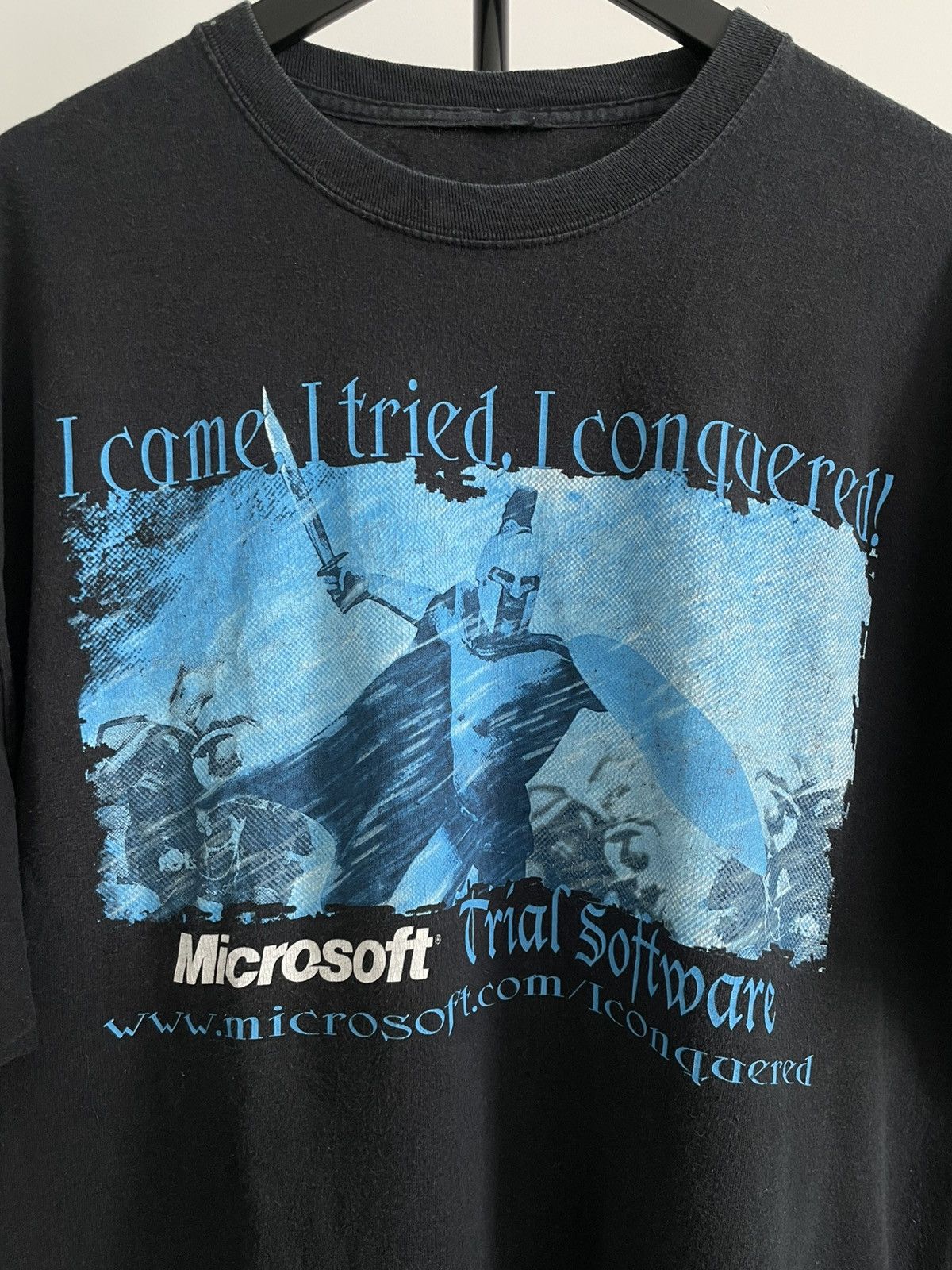 Microsoft Vintage 00’s Microsoft Promo T-Shirt 300 Spartans Movie Y2K Size US L / EU 52-54 / 3 - 2 Thumbnail