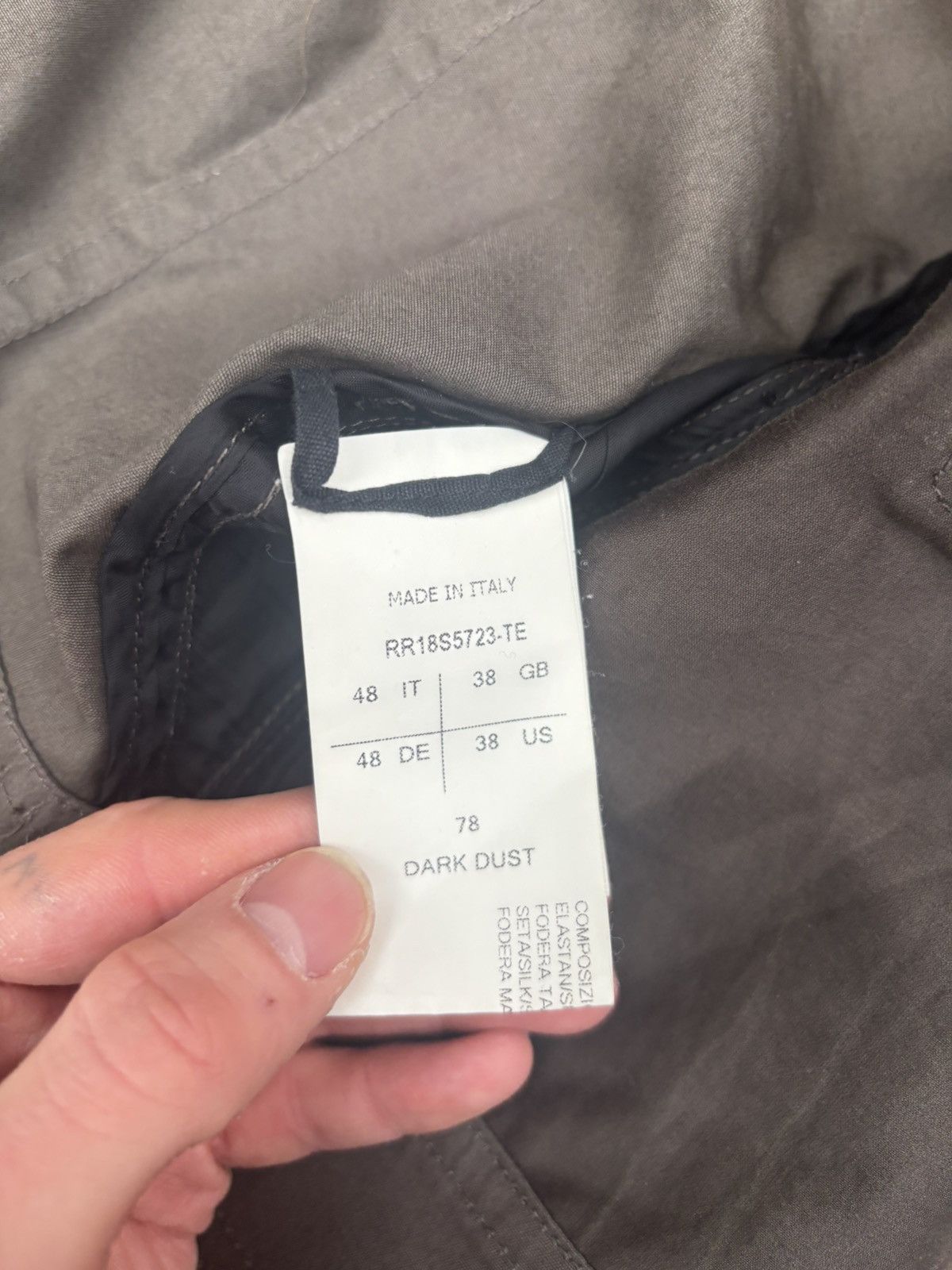 Rick Owens Rick Owens Sample AW18 Little Joe Jacket Size US S / EU 44-46 / 1 - 16 Thumbnail