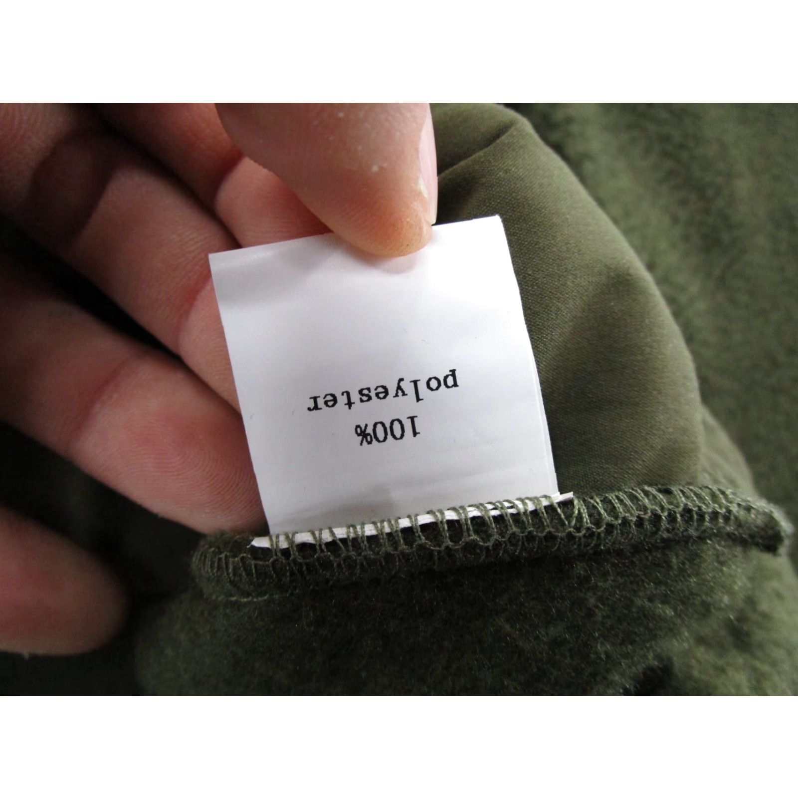 Vintage Pretty Garden Green Sherpa Fleece Snap Up Jacket Women Size S Pockets Thermal Military-Style? Size S / US 4 / IT 40 - 3 Thumbnail