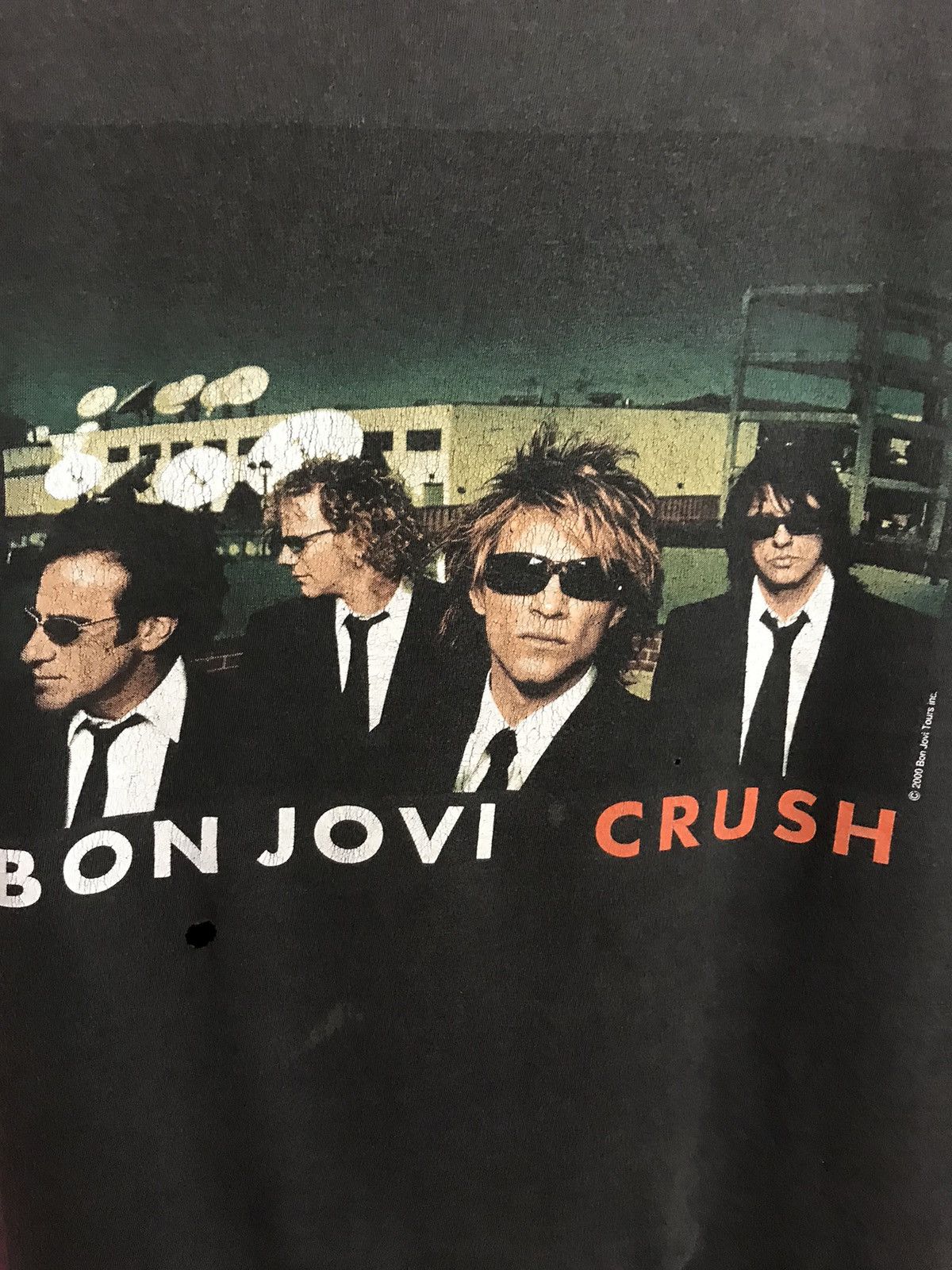 Band Tees × Bon Jovi × Vintage Vintage Bon Jovi Crush band rock tee Size US L / EU 52-54 / 3 - 3 Thumbnail