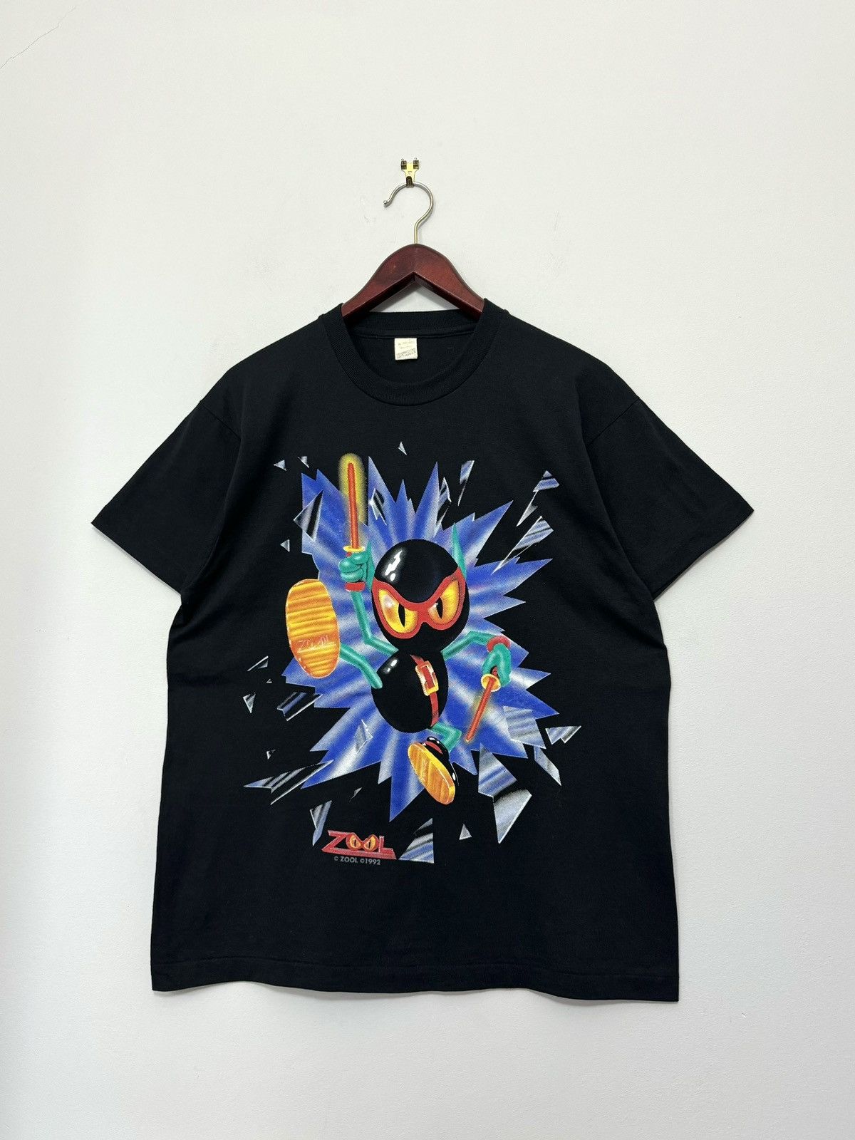 The Game × Vintage Vintage Zool Ninja of the Nth Dimension 1992 T-shirt Size US XL / EU 56 / 4 - 1 Thumbnail