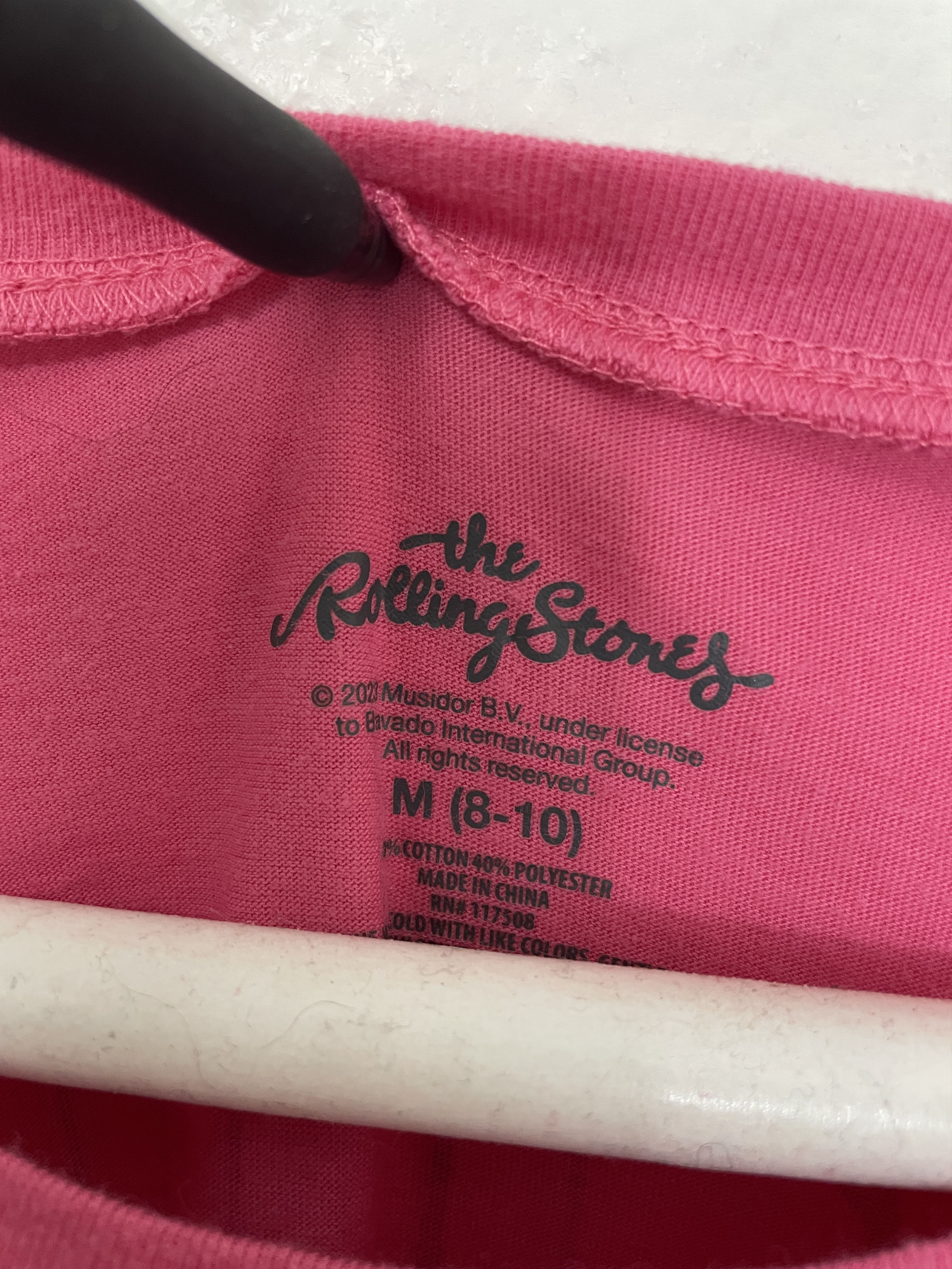 The Rolling Stones Rolling Stones UK Tour 1971 Pink Shirt Graphic Print Size US M / EU 48-50 / 2 - 3 Thumbnail