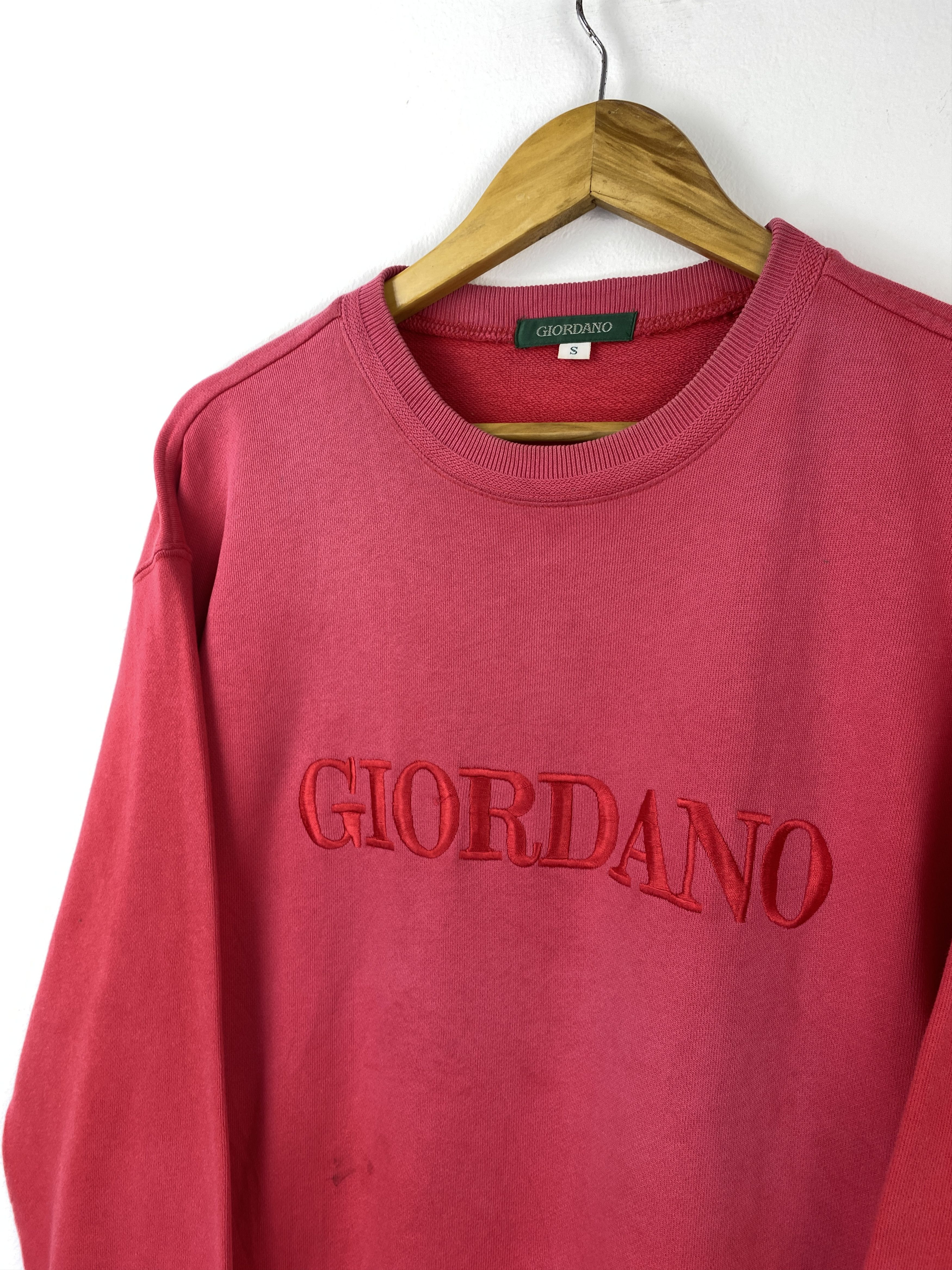 Giordano Vintage Giordano Embroidery Spell Out Sweatshirt SH0441 Size US S / EU 44-46 / 1 - 10 Thumbnail