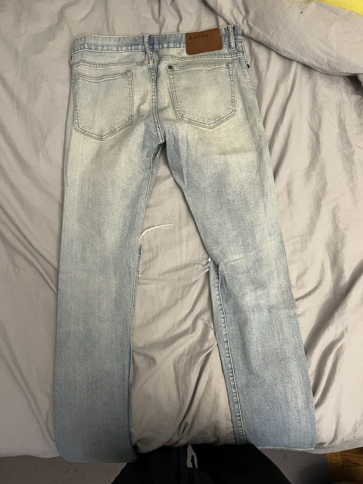 Other Light blue denim distressed Size US 30 / EU 46 - 5 Thumbnail
