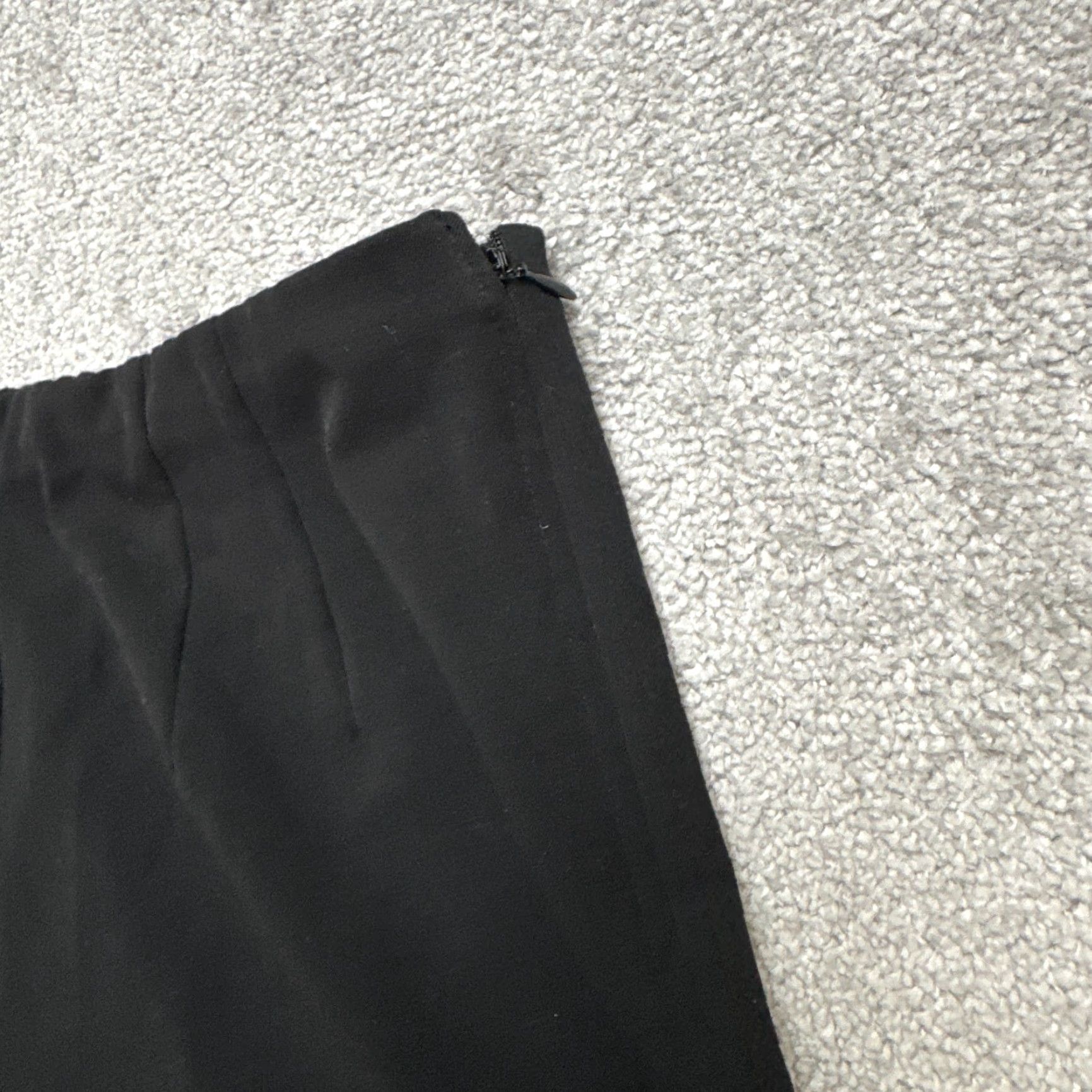 Vintage Sigrid Olsen Impressionist Straight Leg Trouser Dress Pants Women 12P Black Work Size 34" / US 12 / IT 48 - 4 Thumbnail