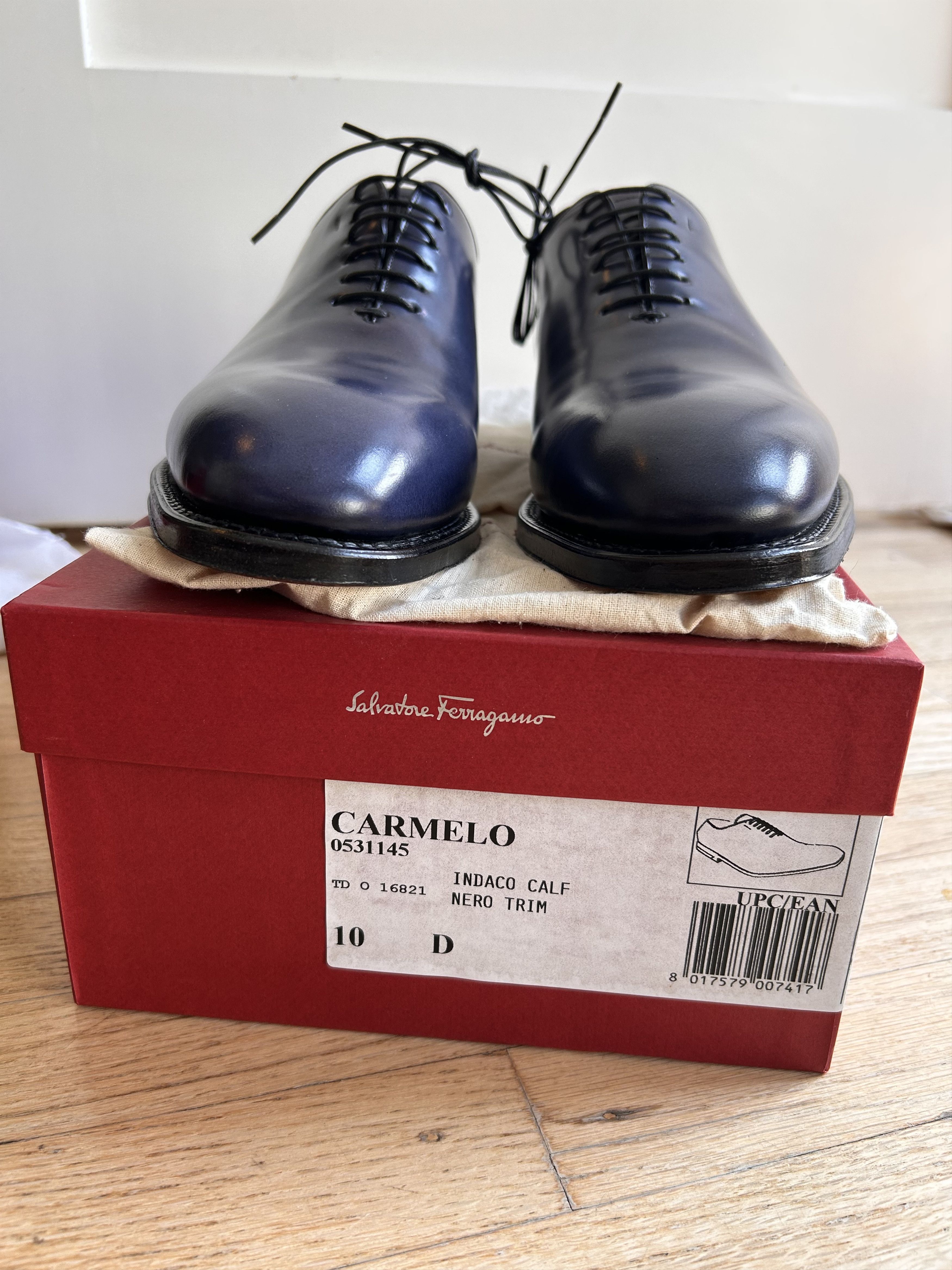 Salvatore Ferragamo Carmelo Tramezza Size US 10 / EU 43 - 2 Thumbnail