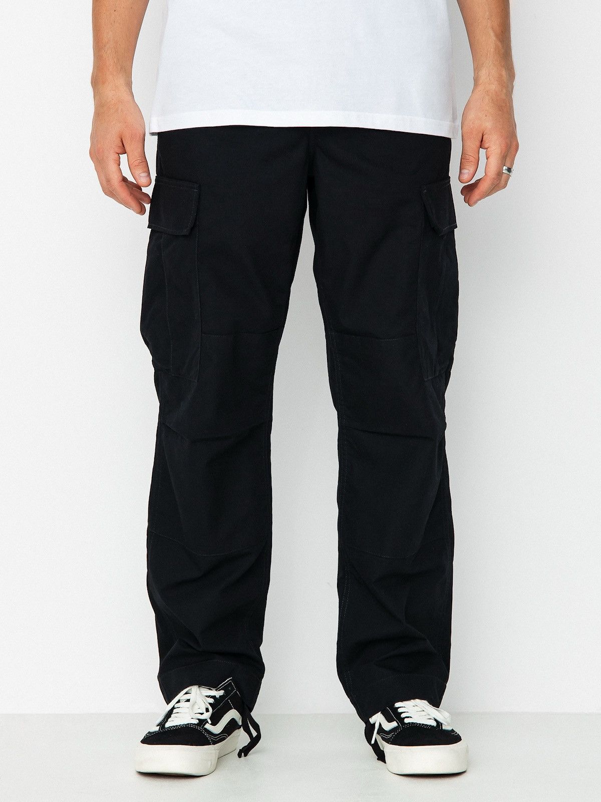 Carhartt Vintage Carhartt Cargo Black Pants Streetwear Y2K Size US 33 - 4 Thumbnail