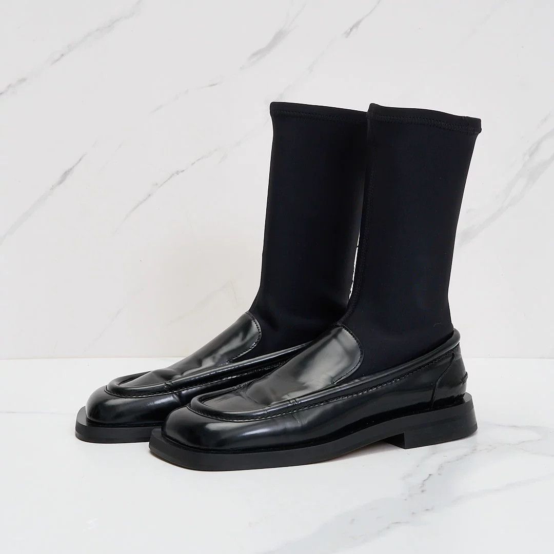 Proenza Schouler Proenza Schouler Women's Square-Toe Loafers Sock Boots Size US 6 / IT 36 - 1 Thumbnail