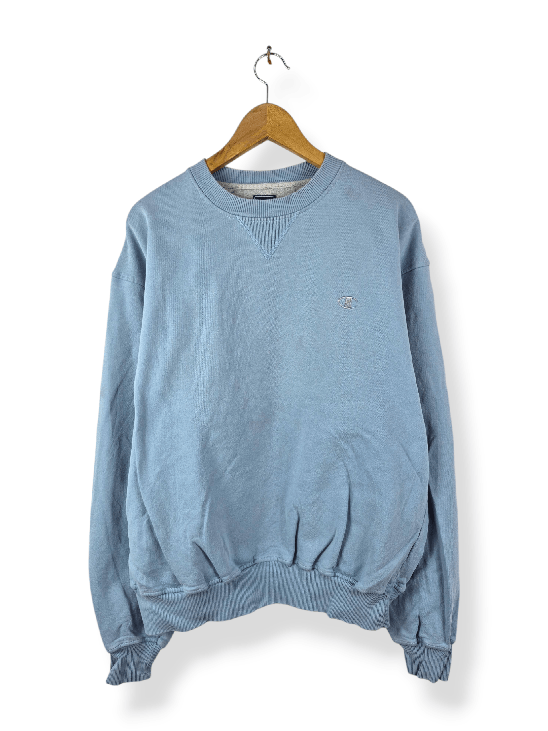 Champion 🔥 Champion Small Logo Sweatshirt Jumper Sky Blue Size US L / EU 52-54 / 3 - 1 Thumbnail