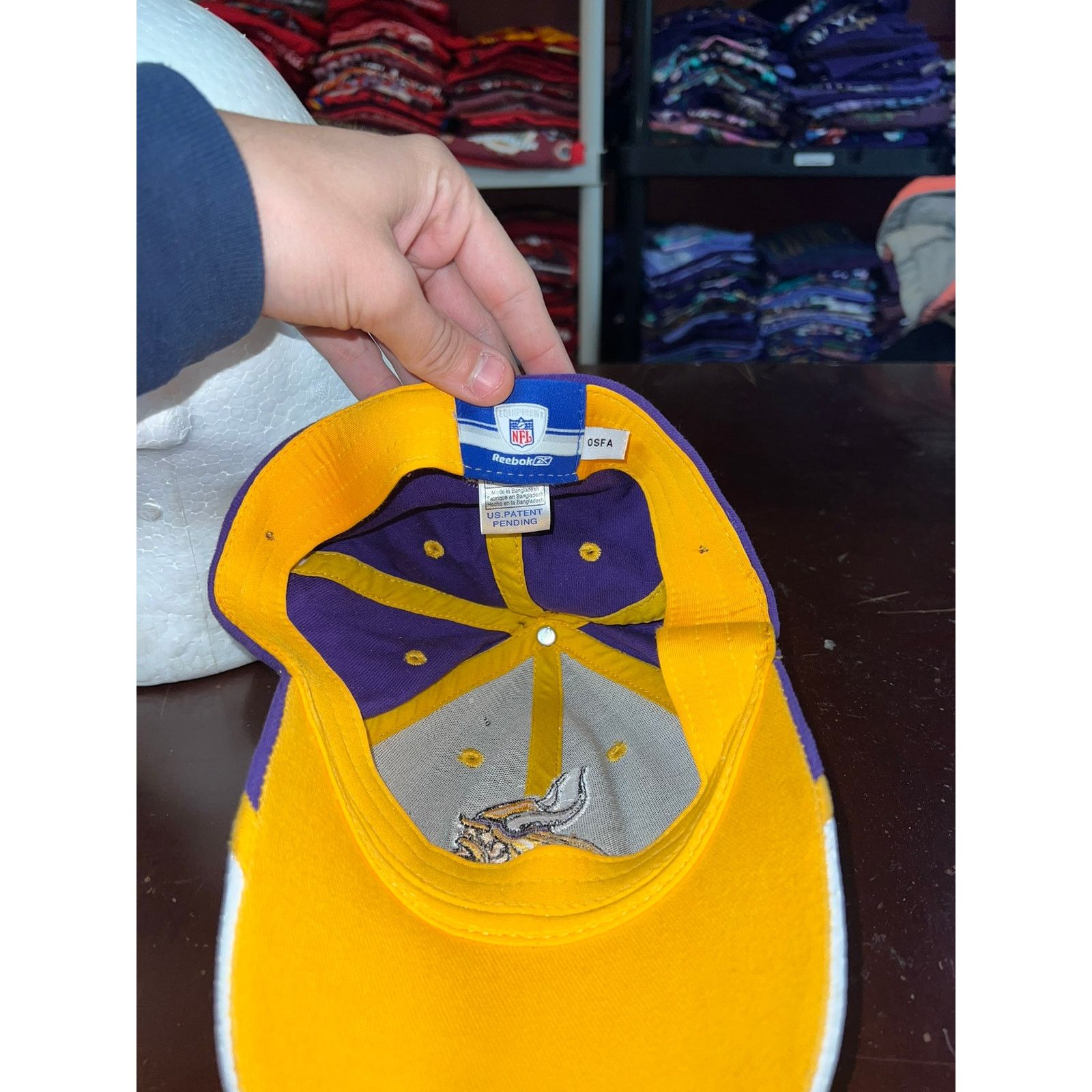 Reebok Vintage Minnesota Vikings Hat Reebok Purple NFL Football Size ONE SIZE - 6 Thumbnail