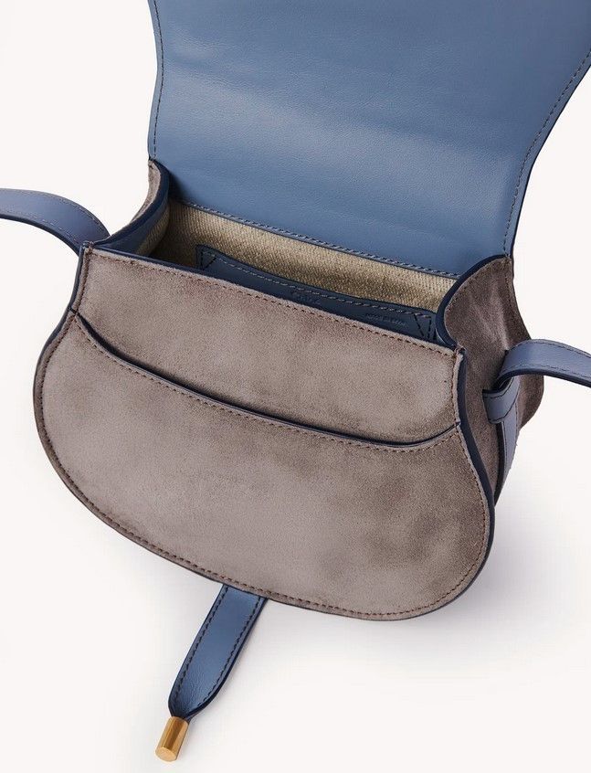 Chloe o1loc1c10425 Size: OS / Marcie Small Saddle Bag in Grey Size ONE SIZE - 3 Thumbnail