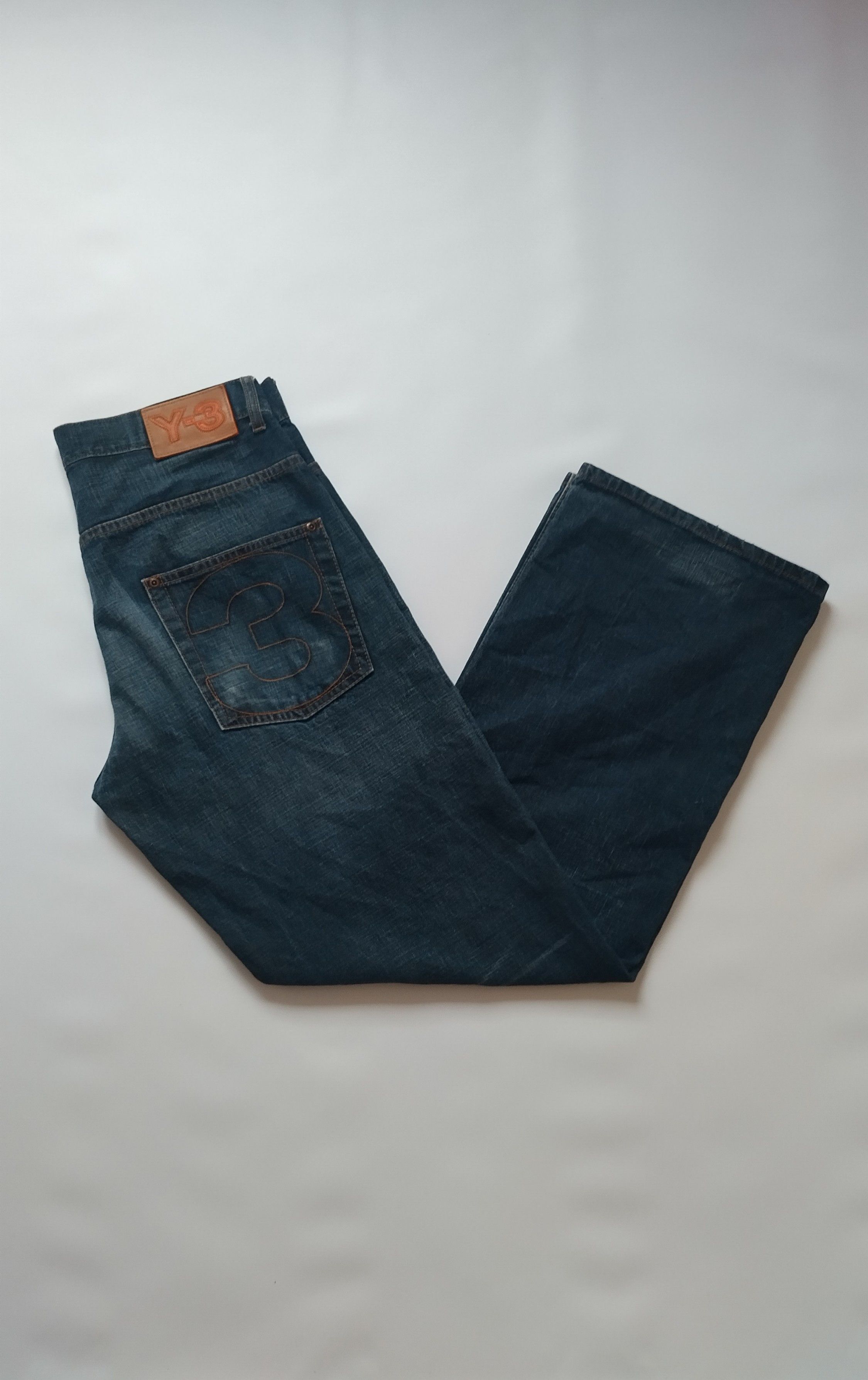 Vintage Yohji Yamamoto Polka Dot Denim Jeans Size W29 main image 0