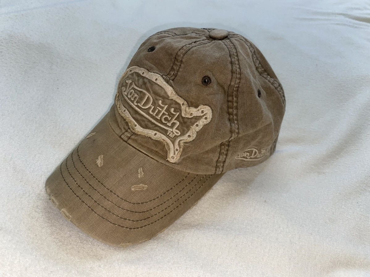 Von Dutch Vintage Von Dutch Trucker Hat Leather Strap Size ONE SIZE - 1 Thumbnail