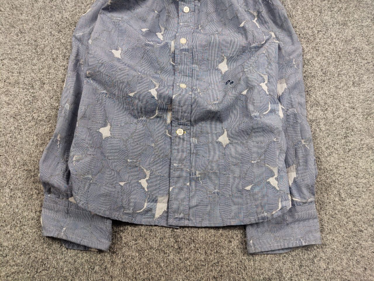 Diesel Diesel Design Casual Blue Pattern Buttons Shirt Y2K Style Size US M / EU 48-50 / 2 - 9 Thumbnail