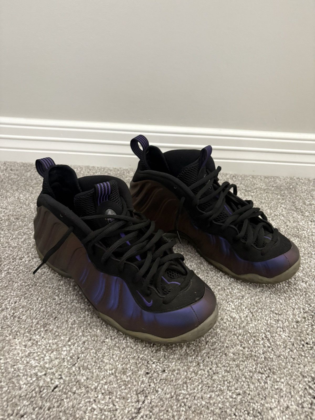 Nike Eggplant Nike Foamposite Size US 10.5 / EU 43-44 - 5 Thumbnail