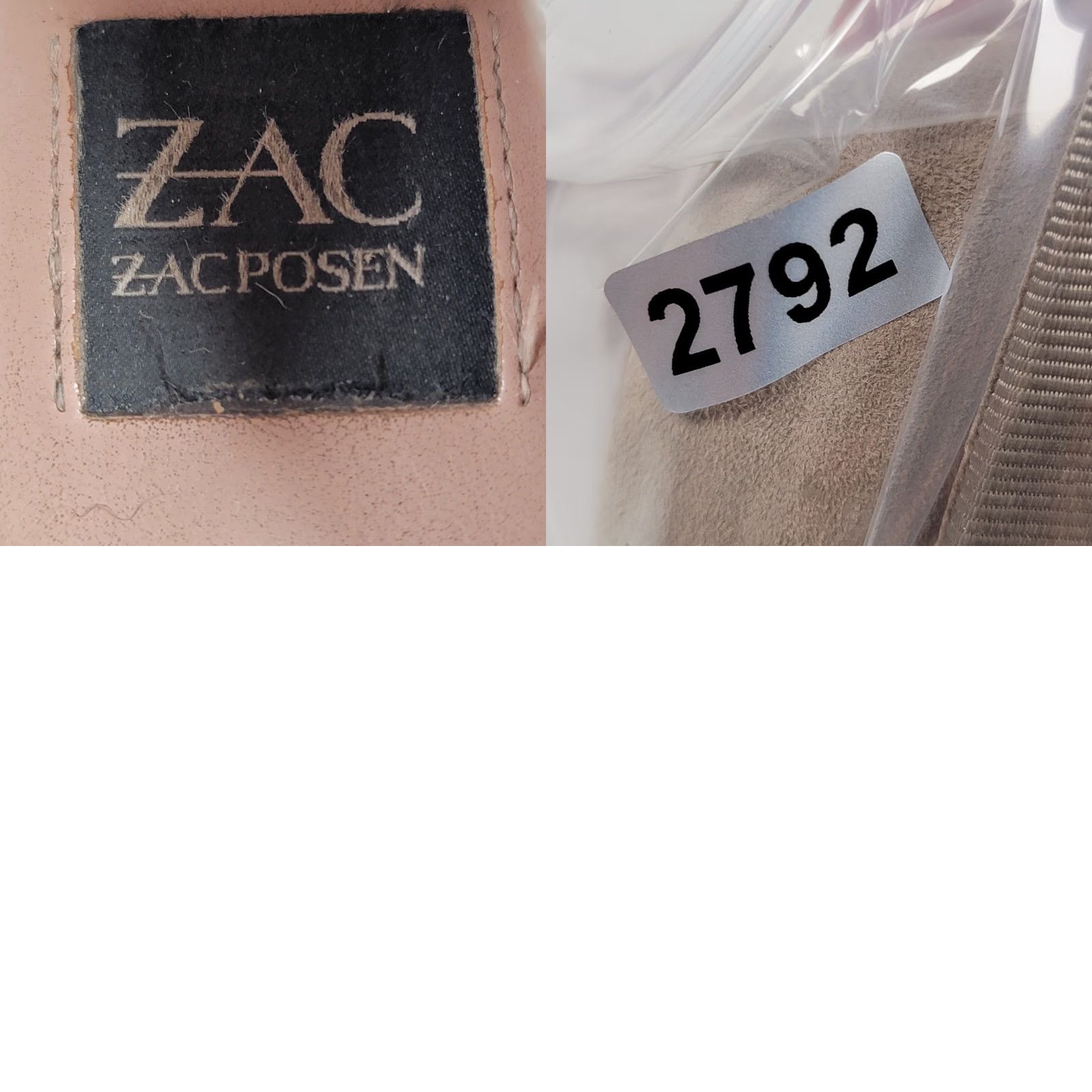 Zac Posen Zac Zac Posen Vonte Beige Suede Buckle Square Toe Slip On Ballet Flats 8.5 Womens Size US 9 / IT 39 - 9 Thumbnail