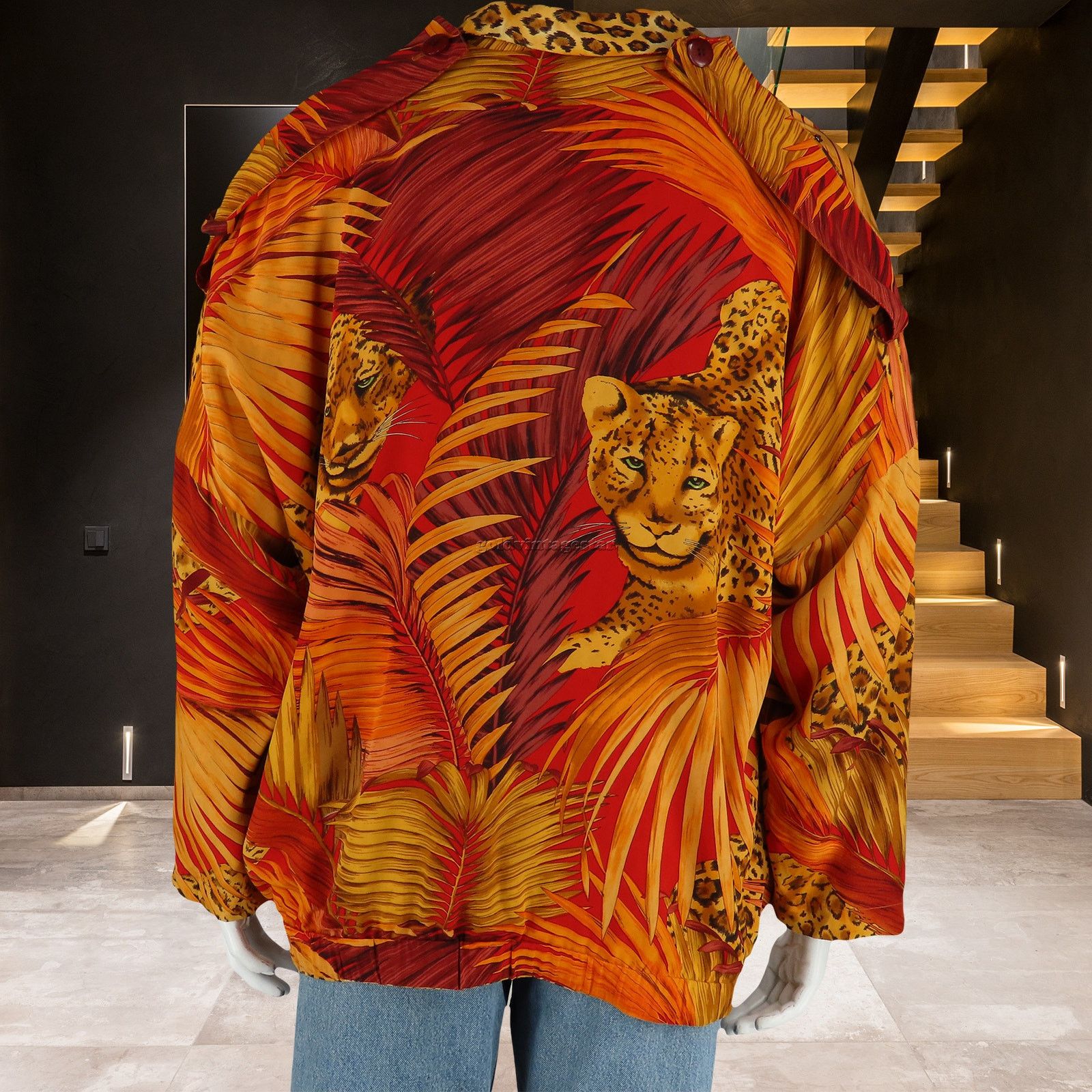 Other Vintage Cheetah Reversible Bomber Button Down Jacket M Size US M / EU 48-50 / 2 - 3 Thumbnail