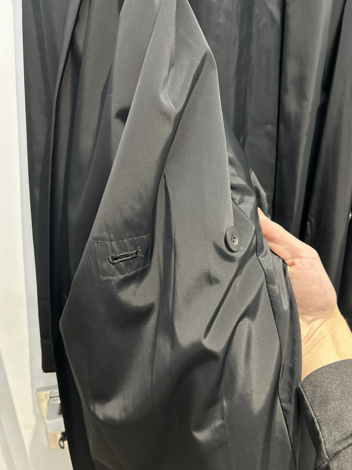 Issey Miyake Issey Miyake 2007 Archive Polyester Nylon Overcoat Jacket Size US M / EU 48-50 / 2 - 7 Thumbnail