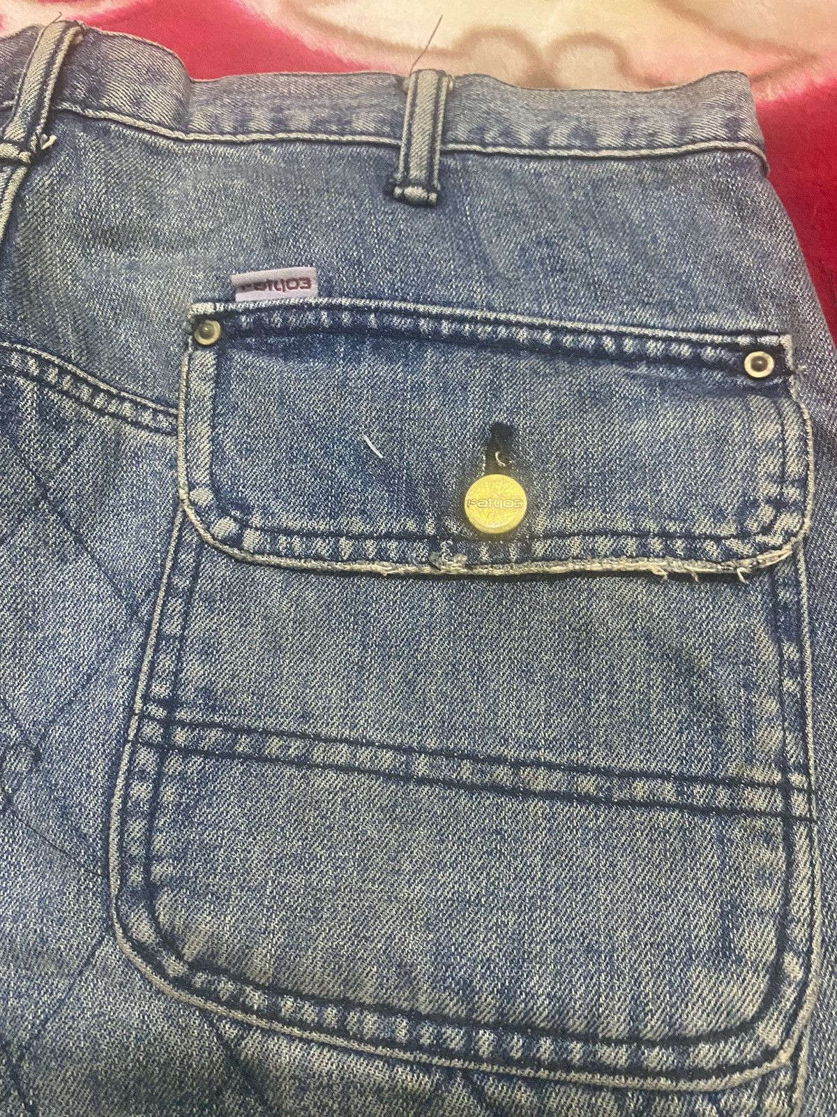 Fat Tokyo × Japanese Brand × Vintage Vintage FAT TOKYO Jeans Skinny Old Cutting Like Baggy Size US 34 / EU 50 - 7 Thumbnail