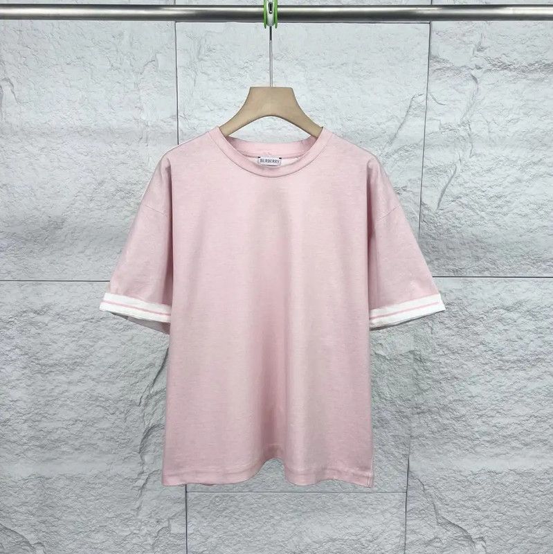 Burberry Burberry Pink Cotton Women's T-Shirt Size S / US 4 / IT 40 - 1 Thumbnail
