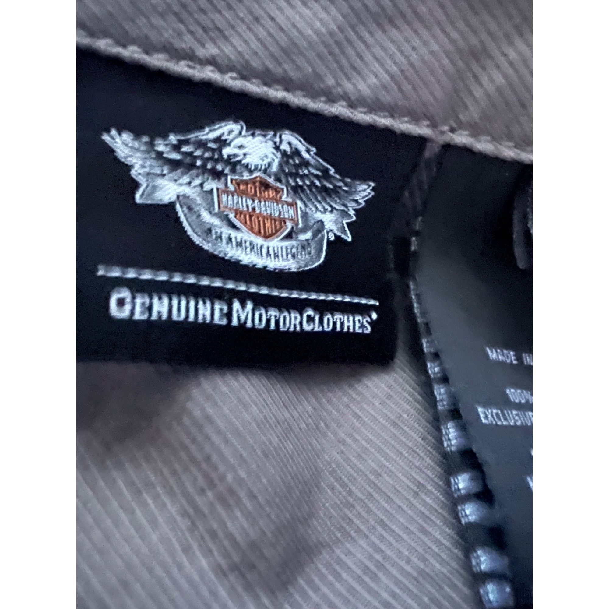 Harley Davidson Harley Davidson Mens Mechanic Garage Gray Double Graphic But Size US XXL / EU 58 / 5 - 6 Thumbnail