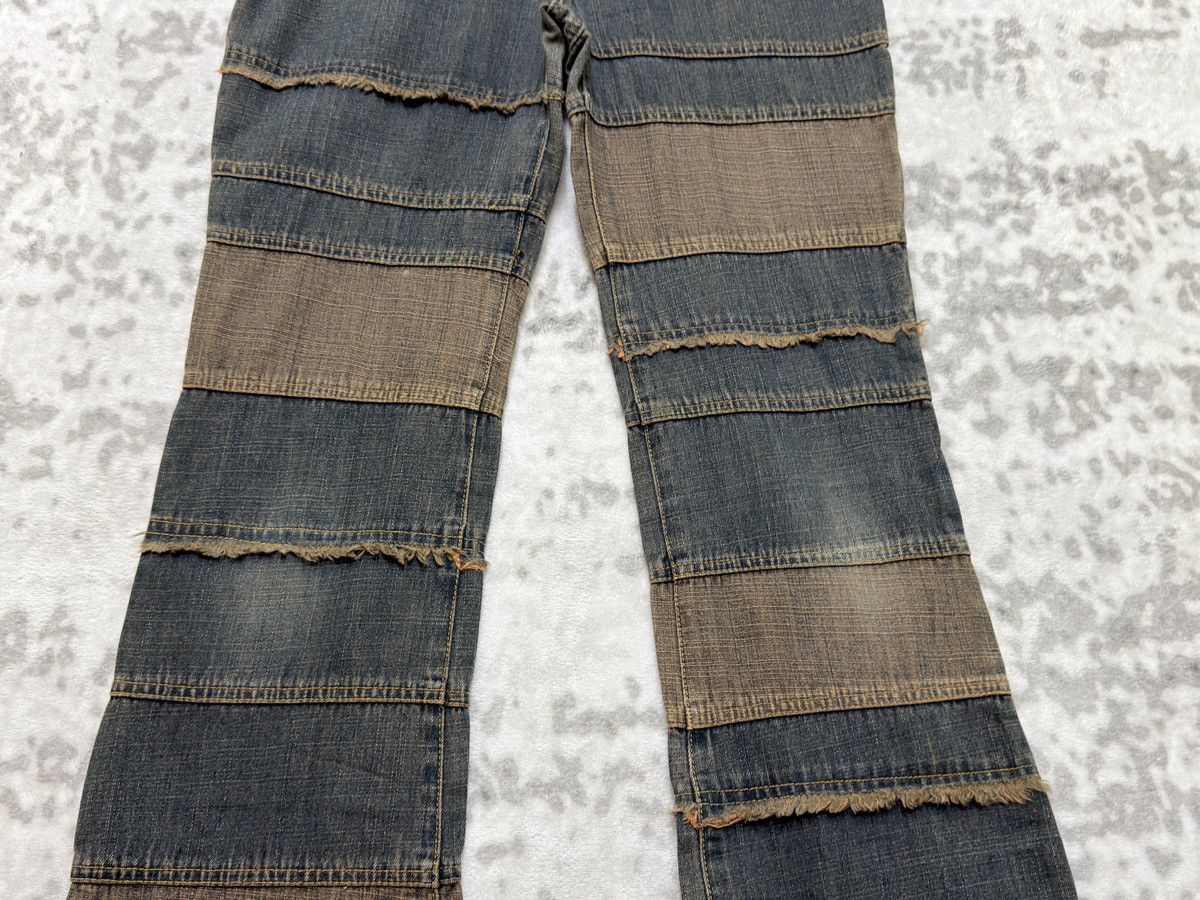 Hysteric Glamour Hagi Patchwork Flared Y2K Grunge Denim Size US 30 / EU 46 - 6 Thumbnail