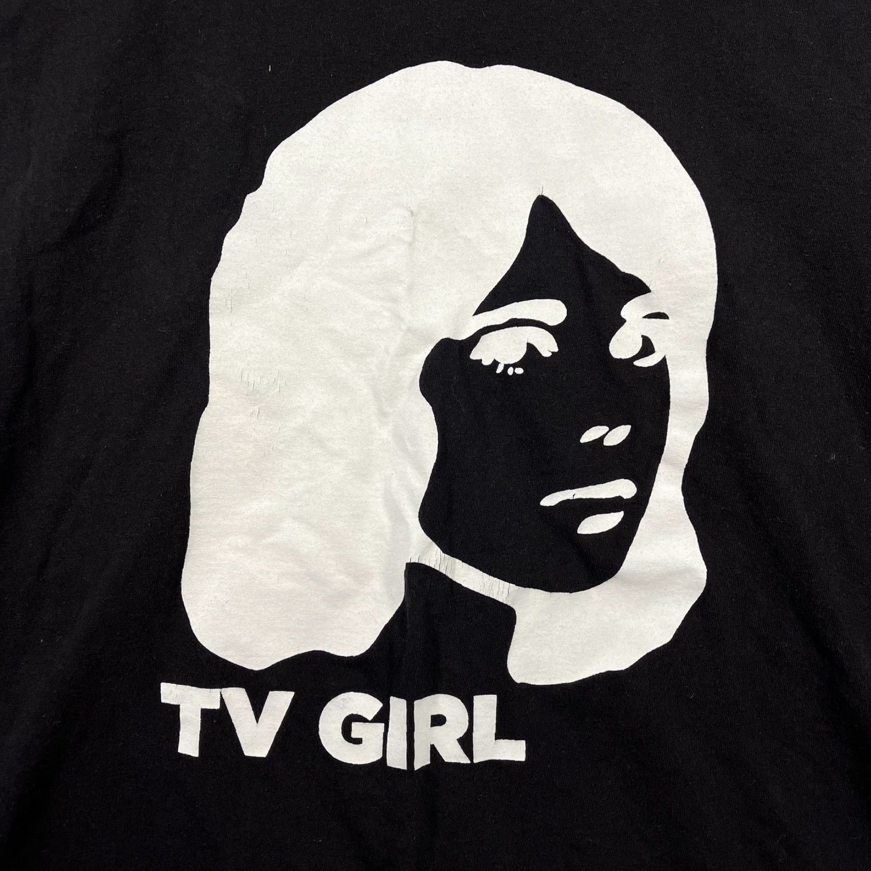 Gildan VINTAGE TV Girl Band Shirt XL Black Unisex Adults T-Shirt Graphic Rock Girl 80s 90s Concert Merch Size US XL / EU 56 / 4 - 2 Thumbnail