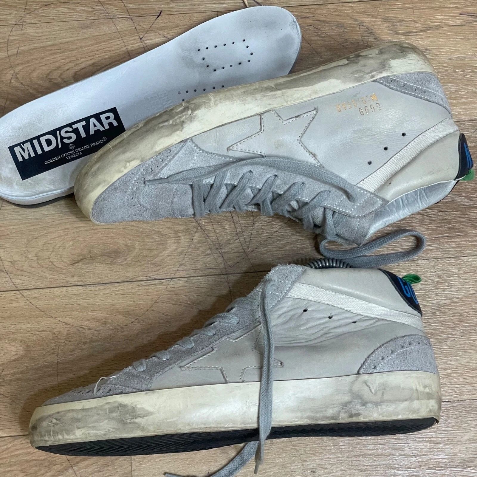 Golden Goose Golden Goose Sneakers MID STAR GGDB High Top Leather womens Size US 8 / IT 38 - 8 Thumbnail