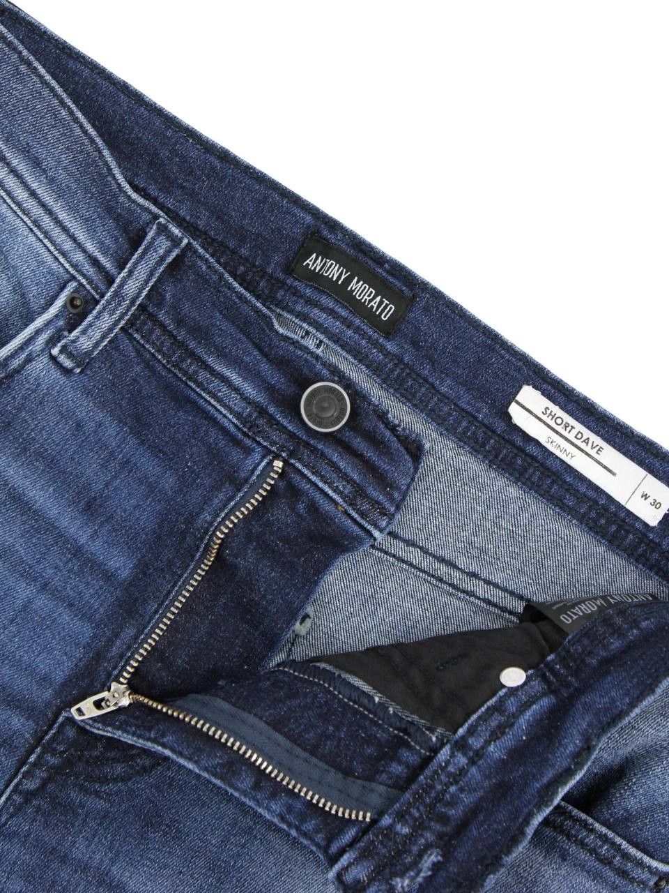 Antony Morato ANTONY MORATO Denim blue shorts Size US 30 / EU 46 - 7 Thumbnail