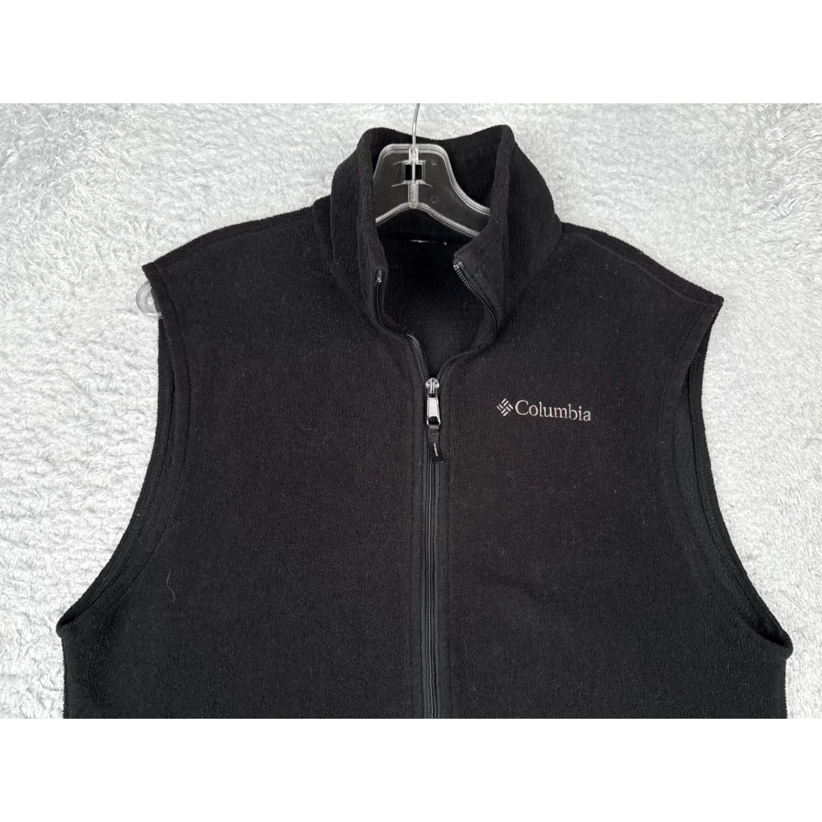 Vintage Columbia Vest Mens Small Black Fleece Full Zip Outdoor Layer Zip Pockets Poly Size US S / EU 44-46 / 1 - 7 Thumbnail