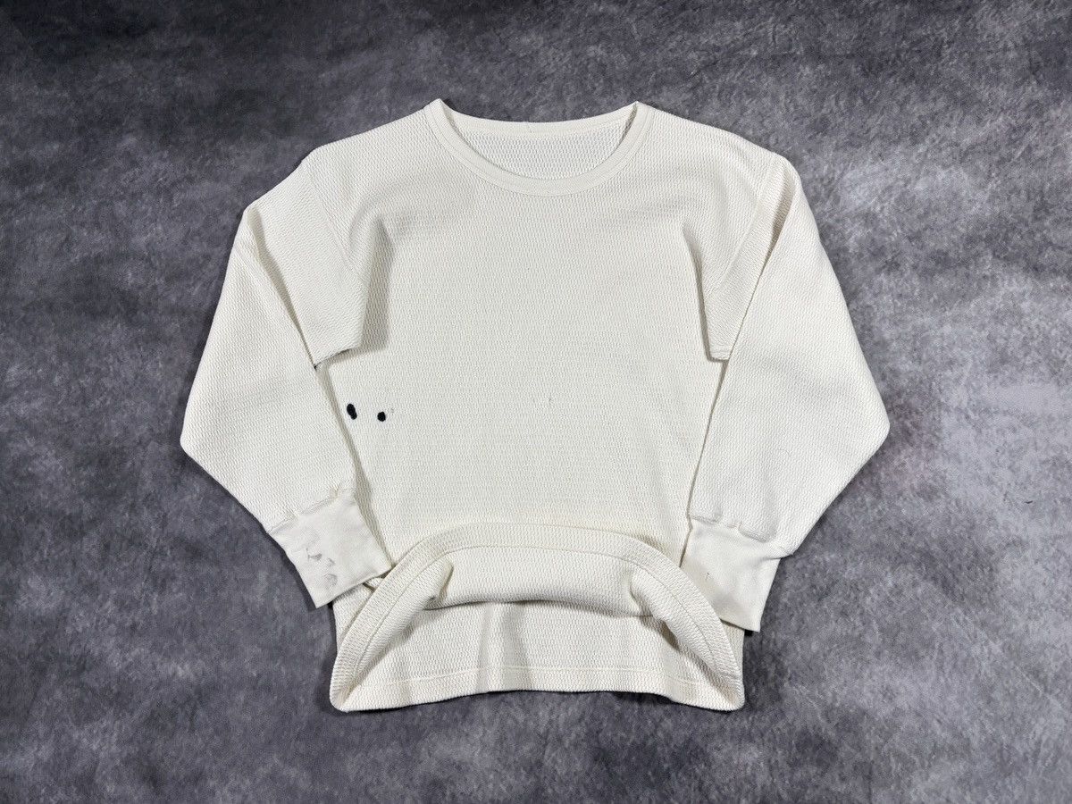Vintage True Vintage Thermal Longsleeve Blank Raschel USA 1950s 60s Size US S / EU 44-46 / 1 - 12 Thumbnail
