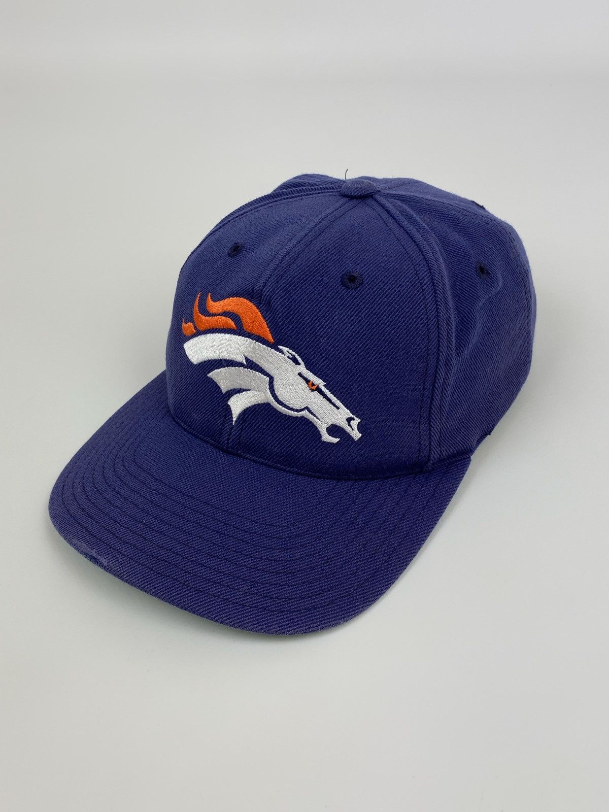 NFL Vintage Faded Denver Broncos Snap Back Cap Size ONE SIZE - 1 Thumbnail