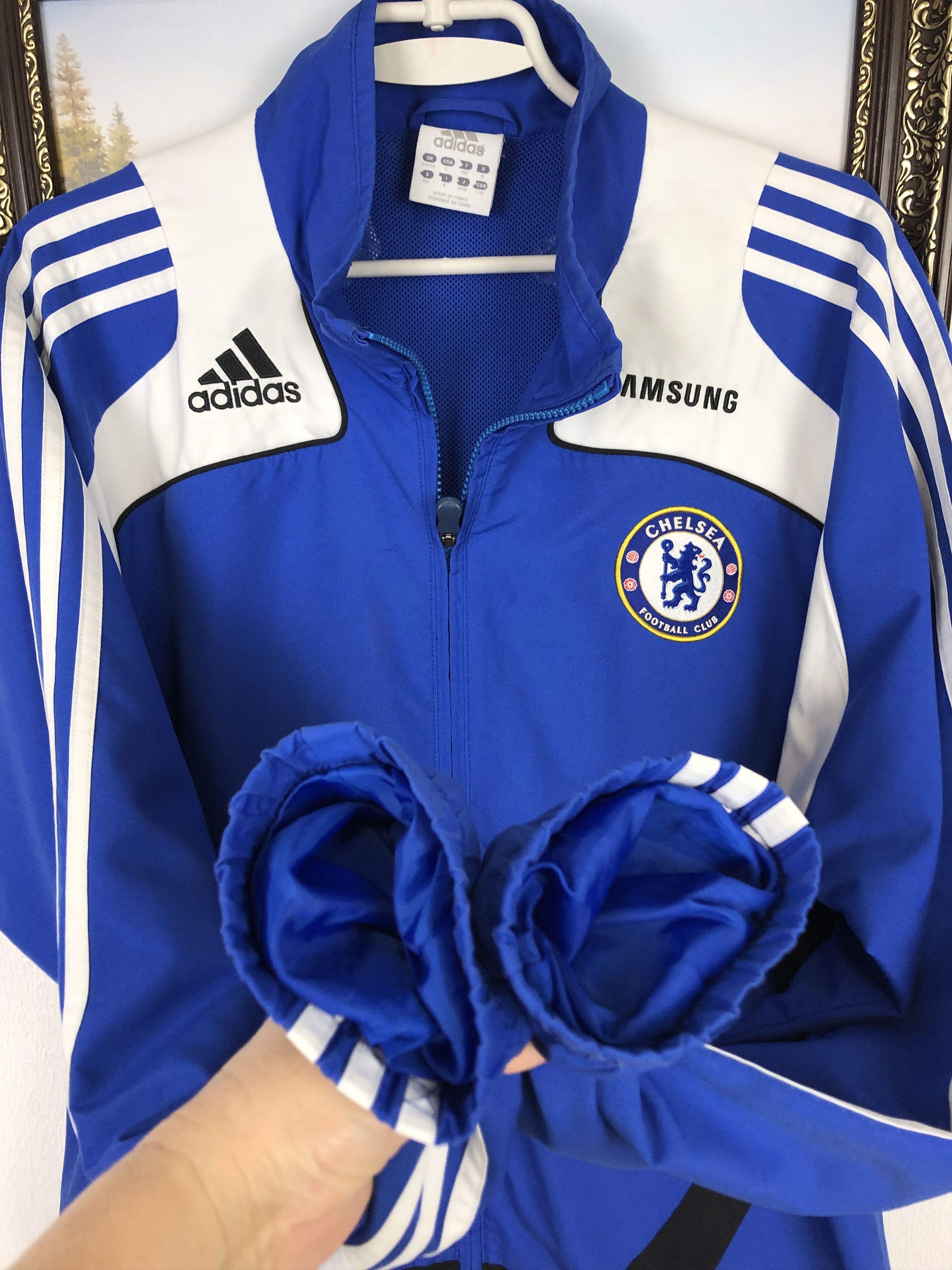 Adidas Vintage Adidas Chelsea Football Jacket Soccer Track Top Blue Size US XL / EU 56 / 4 - 6 Thumbnail