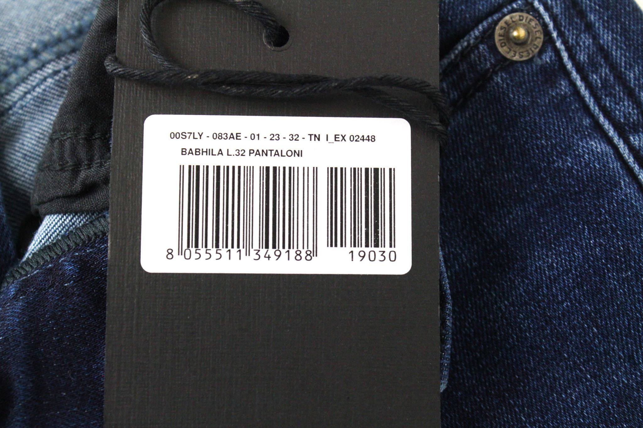 Diesel BABHILA 083AE W23/L32 Dark Blue Girls Jeans 71845 Size 23" - 6 Thumbnail