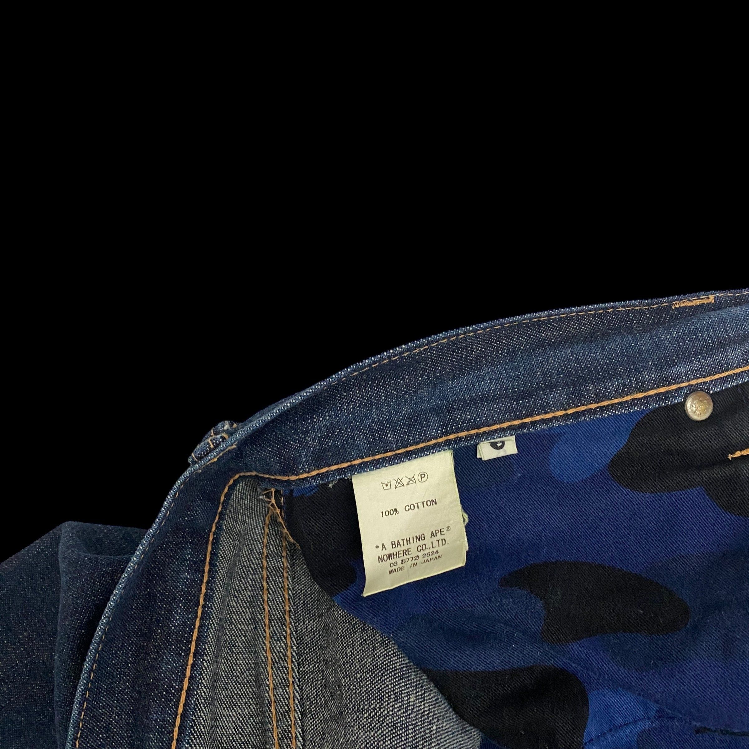 Bape BAPE 2006 Twinsta Denim Shorts (Size L) Size US 34 / EU 50 - 5 Thumbnail