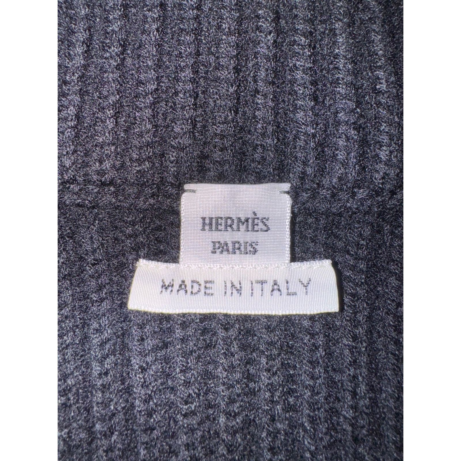 Hermes Logo Zip Up Zipper Cardigan Sweater Wool Knit Jacket 38 Size XS / US 0-2 / IT 36-38 - 15 Thumbnail