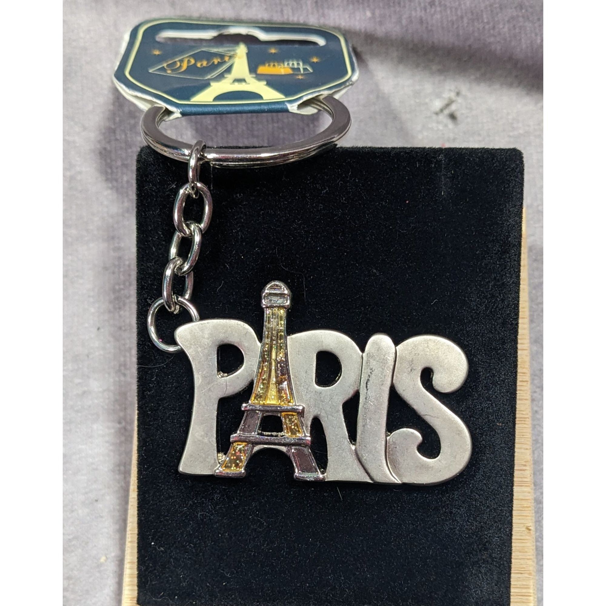 Other Paris France Silver Tone Souvenir Keychain Size ONE SIZE - 4 Thumbnail