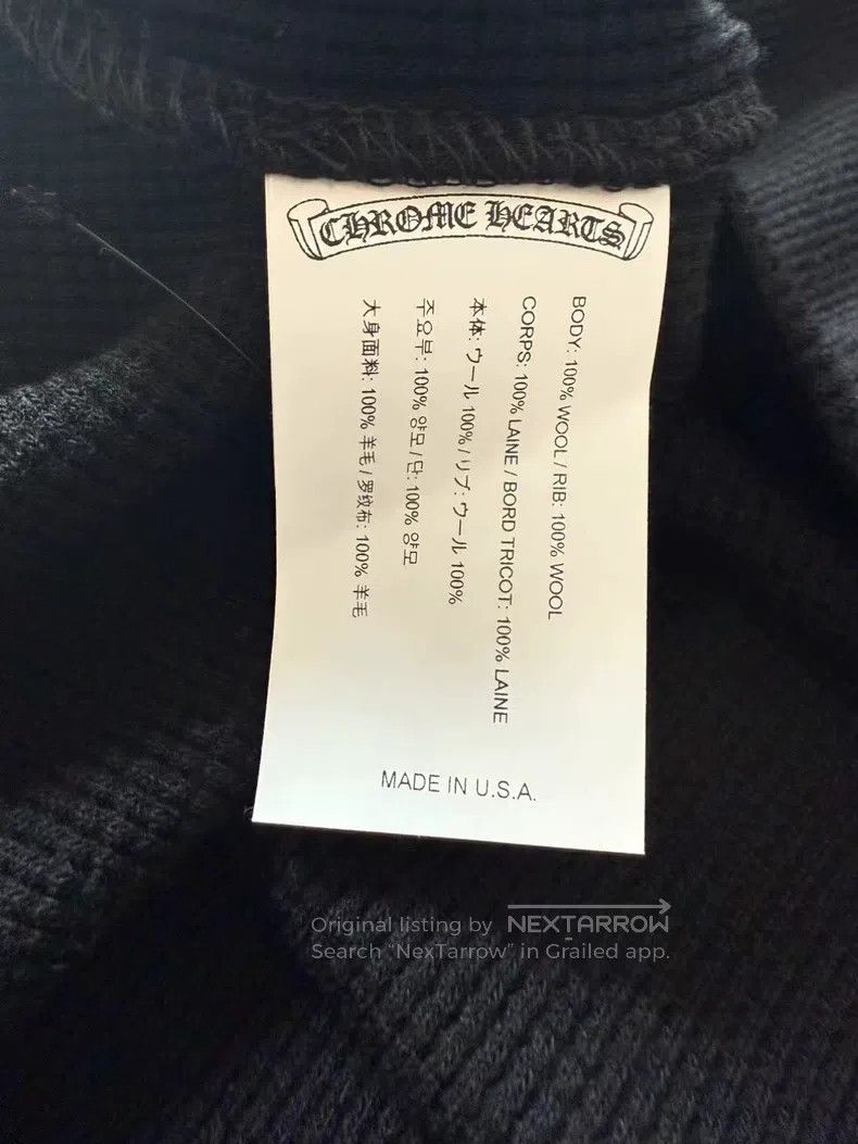 Chrome Hearts CHROME HEARTS Size XL New waffle short sleeves Size US XL / EU 56 / 4 - 4 Thumbnail