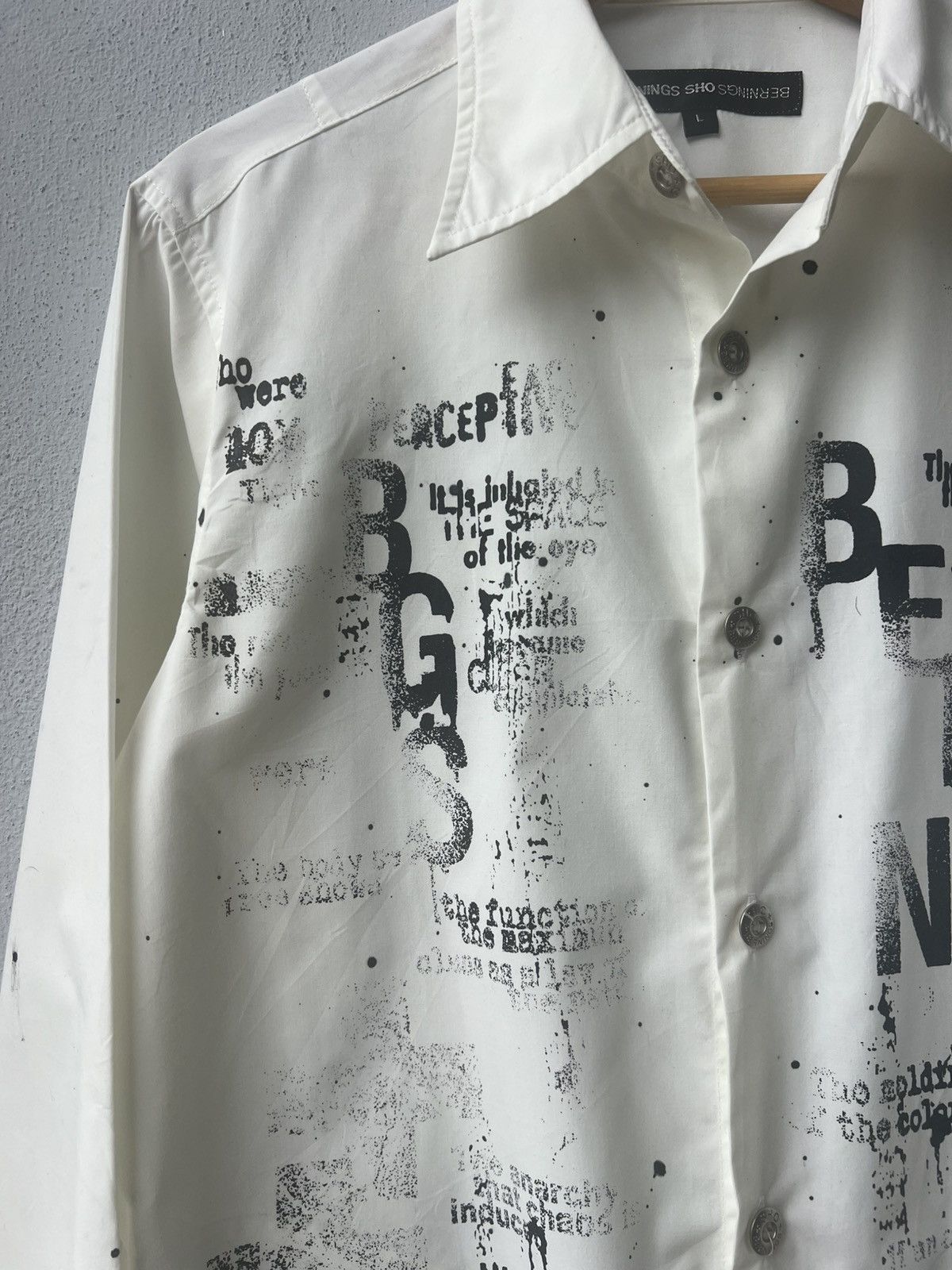 BERNINGS SHO VINTAGE BERNINGS SHO SEDITIONARIES PUNK SHIRT Size US L / EU 52-54 / 3 - 9 Thumbnail