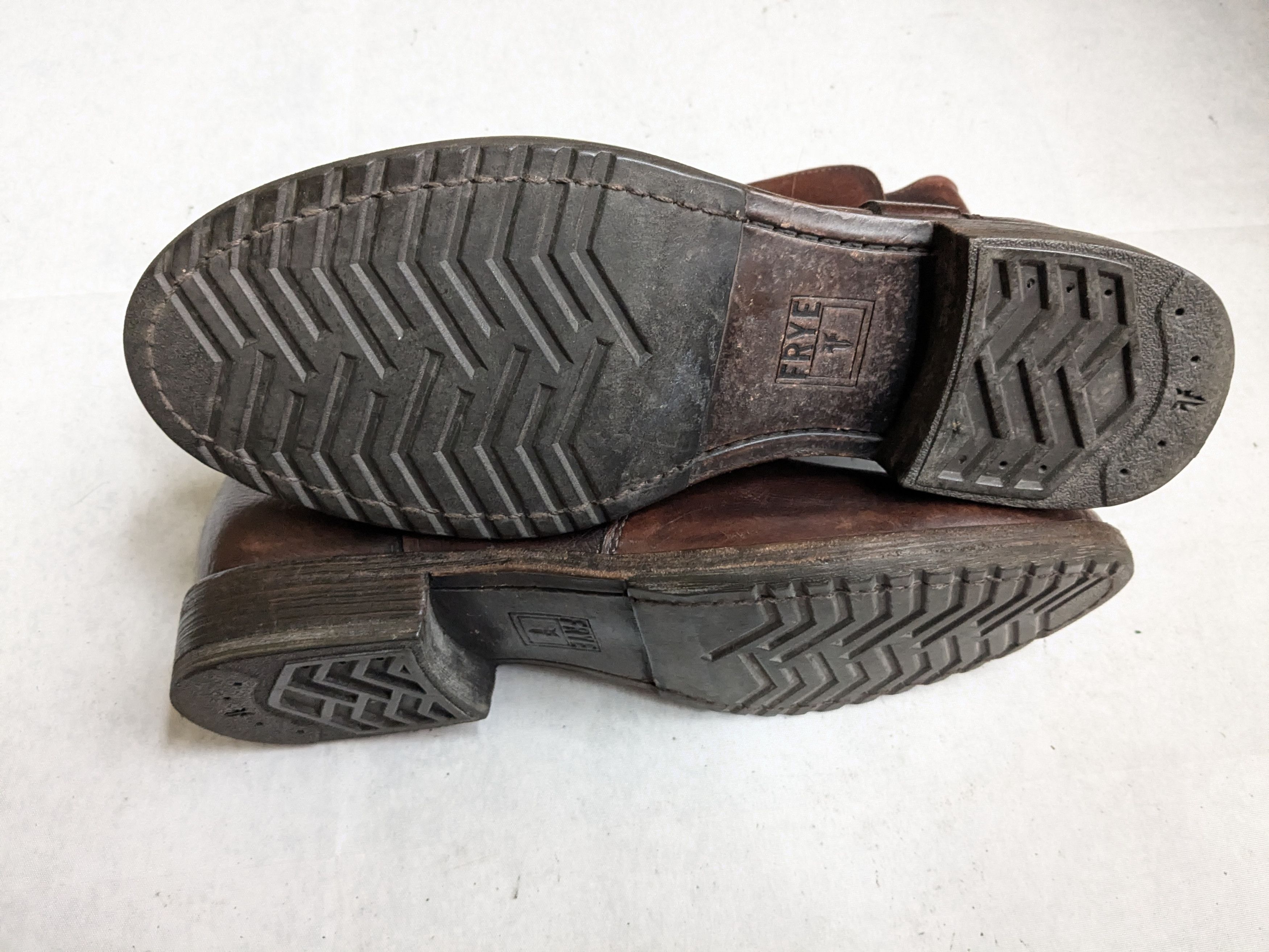 Frye Frye Harness Boots 9 D Brown Leather Buckle Size US 9 / EU 42 - 15 Thumbnail