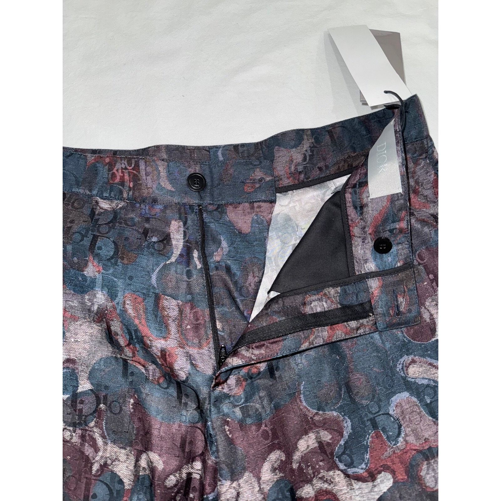 Dior Dior And Peter Doig Silk Cotton Camouflage Oblique Jacquard Size US 34 / EU 50 - 7 Thumbnail