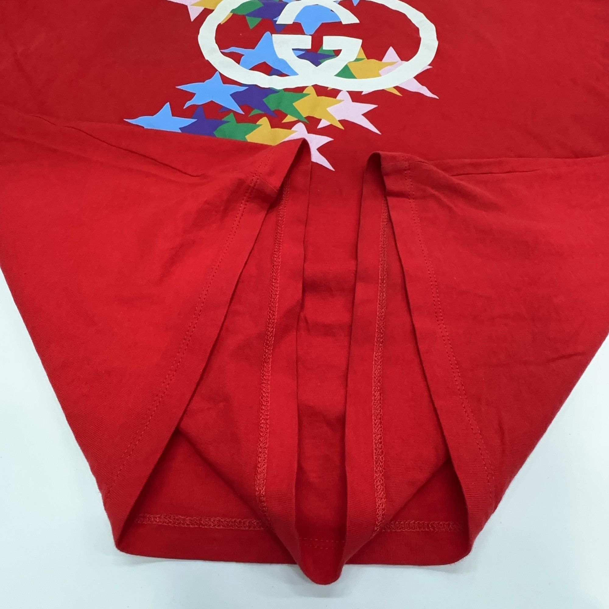 Gucci Gucci SS21 Star Print Red TShirt-2506 Size US M / EU 48-50 / 2 - 1 Thumbnail