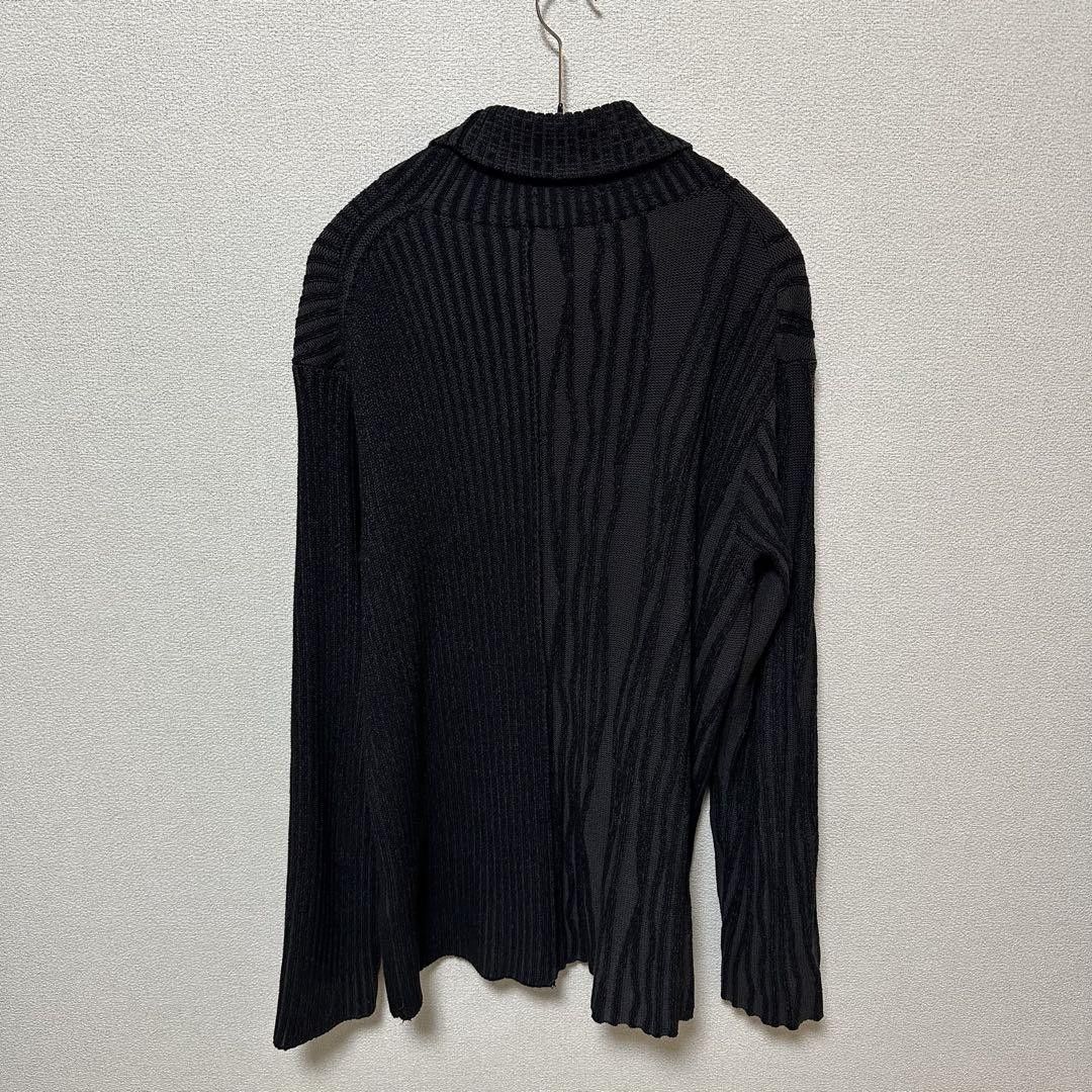 Yohji Yamamoto Yohji Yamamoto POUR HOMME 23ss deformed rib turtleneck knit Size US L / EU 52-54 / 3 - 2 Thumbnail