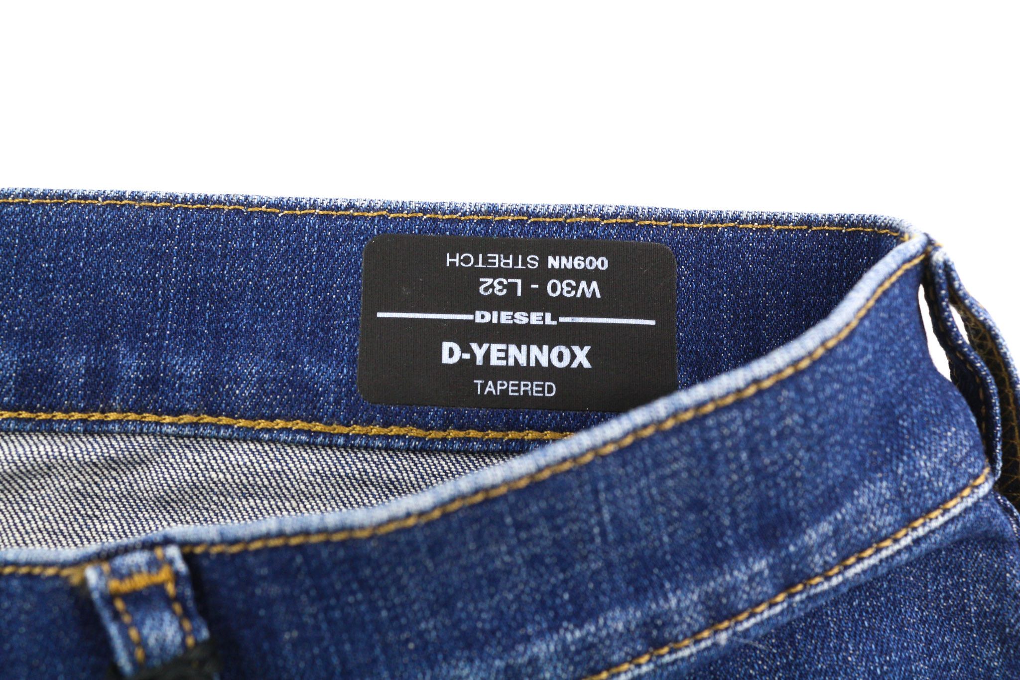 Diesel D-YENNOX 009NN W30/L32 Tapered Washed Denim Jeans 40160 Size US 30 / EU 46 - 7 Thumbnail