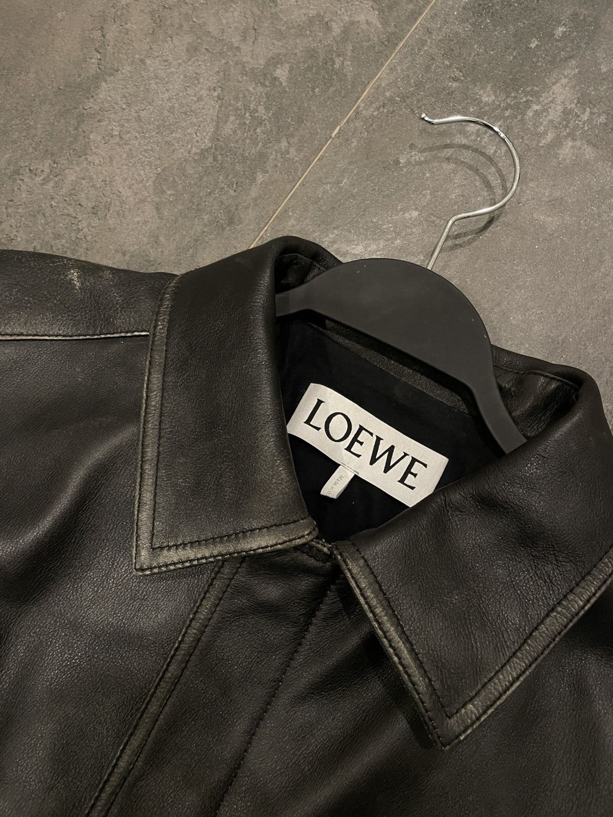 Loewe Loewe Leather Black Jacket Size US M / EU 48-50 / 2 - 3 Thumbnail
