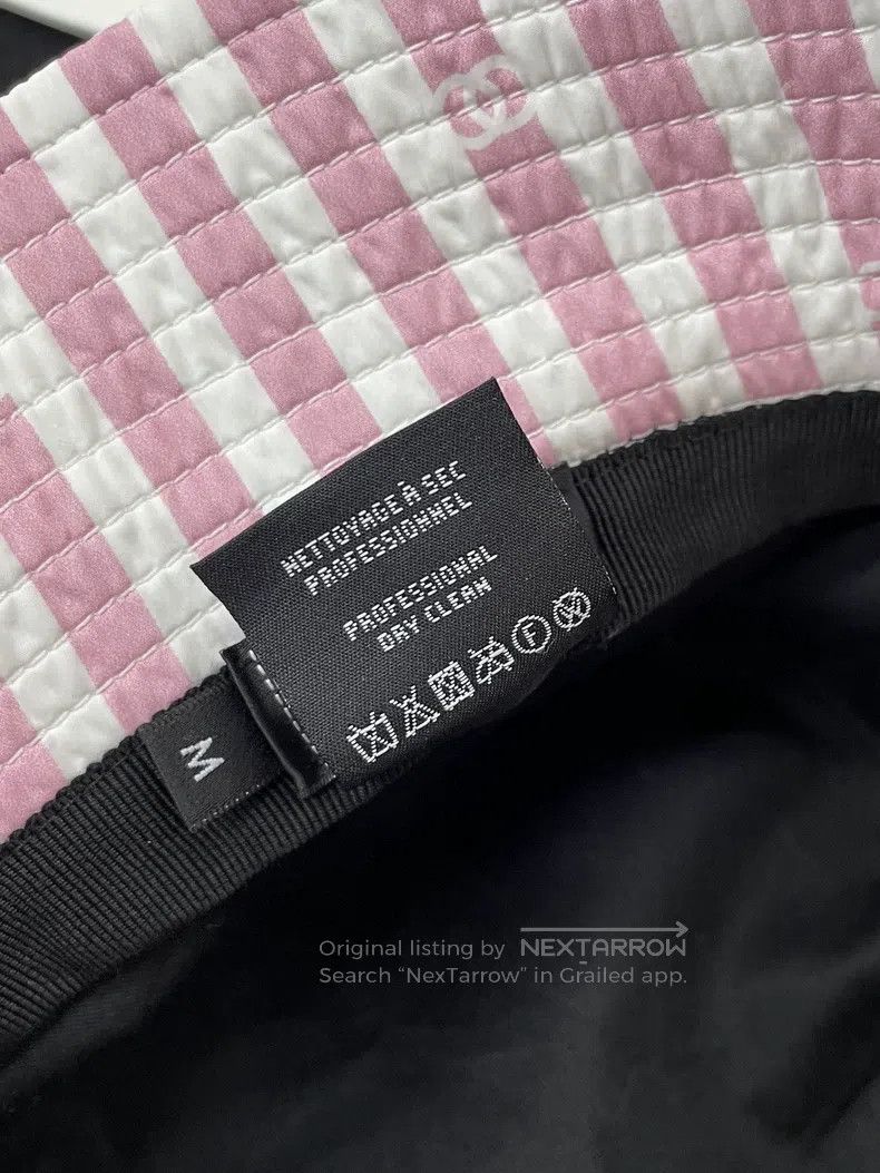 Chanel Chanel Size M Pink coco beach fisherman's hat Size ONE SIZE - 5 Thumbnail