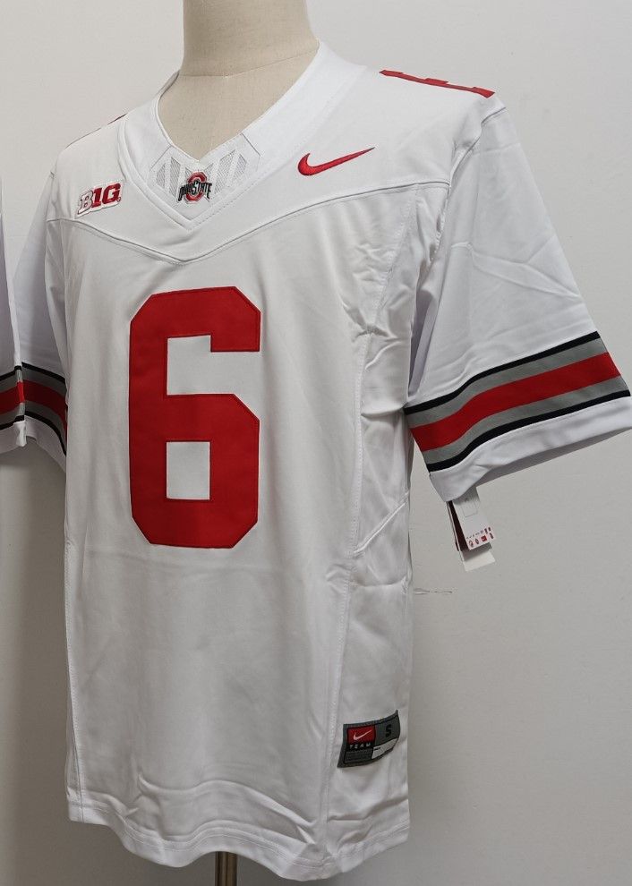 Other Men's Ohio State Buckeyes #6 Sonny Styles White Jersey Size US S / EU 44-46 / 1 - 2 Thumbnail